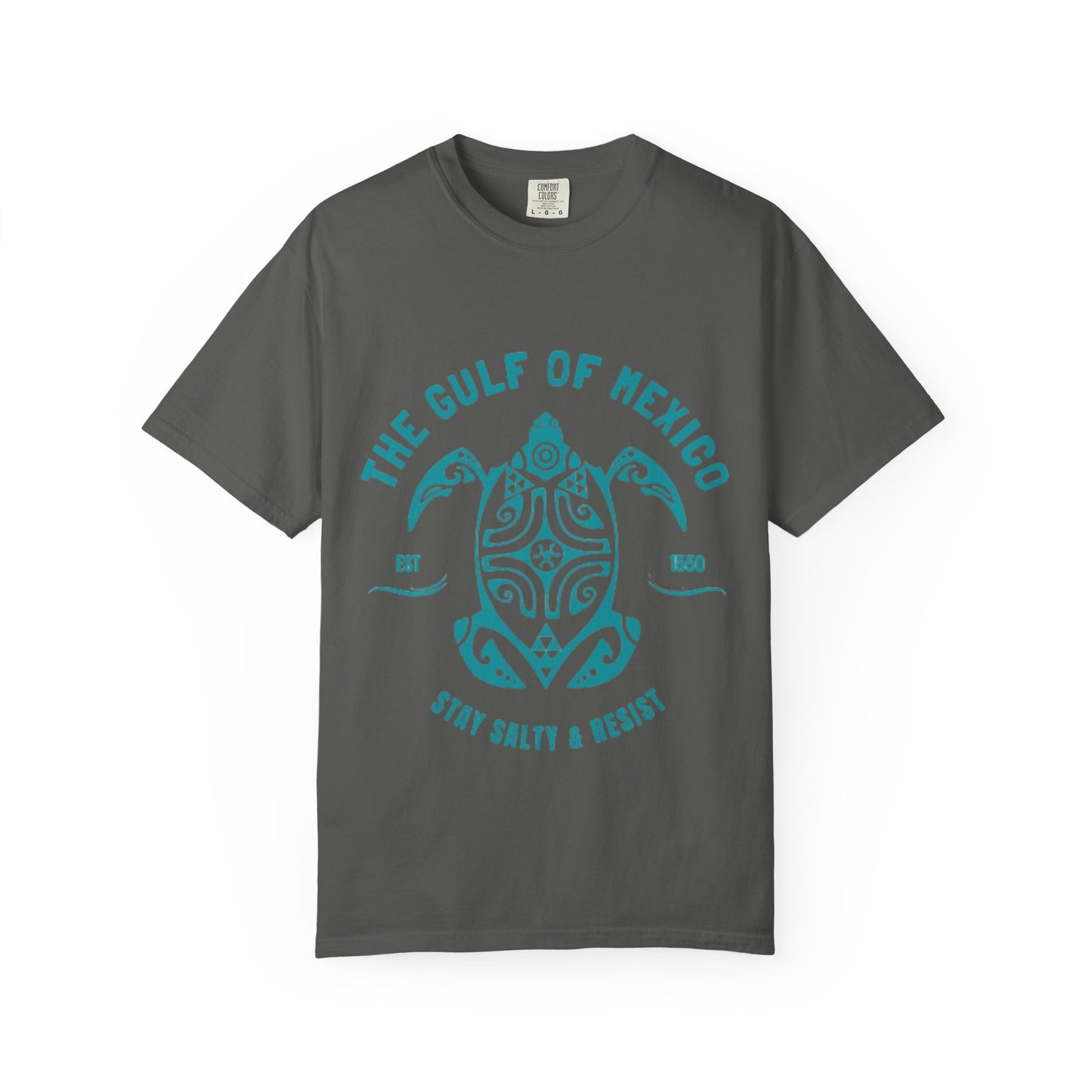 Gulf of Mexico Graphic T-Shirt (Teal Text)