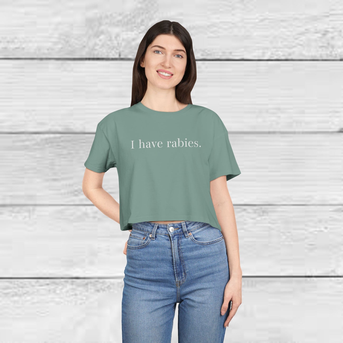 Raccoon Crop Tee