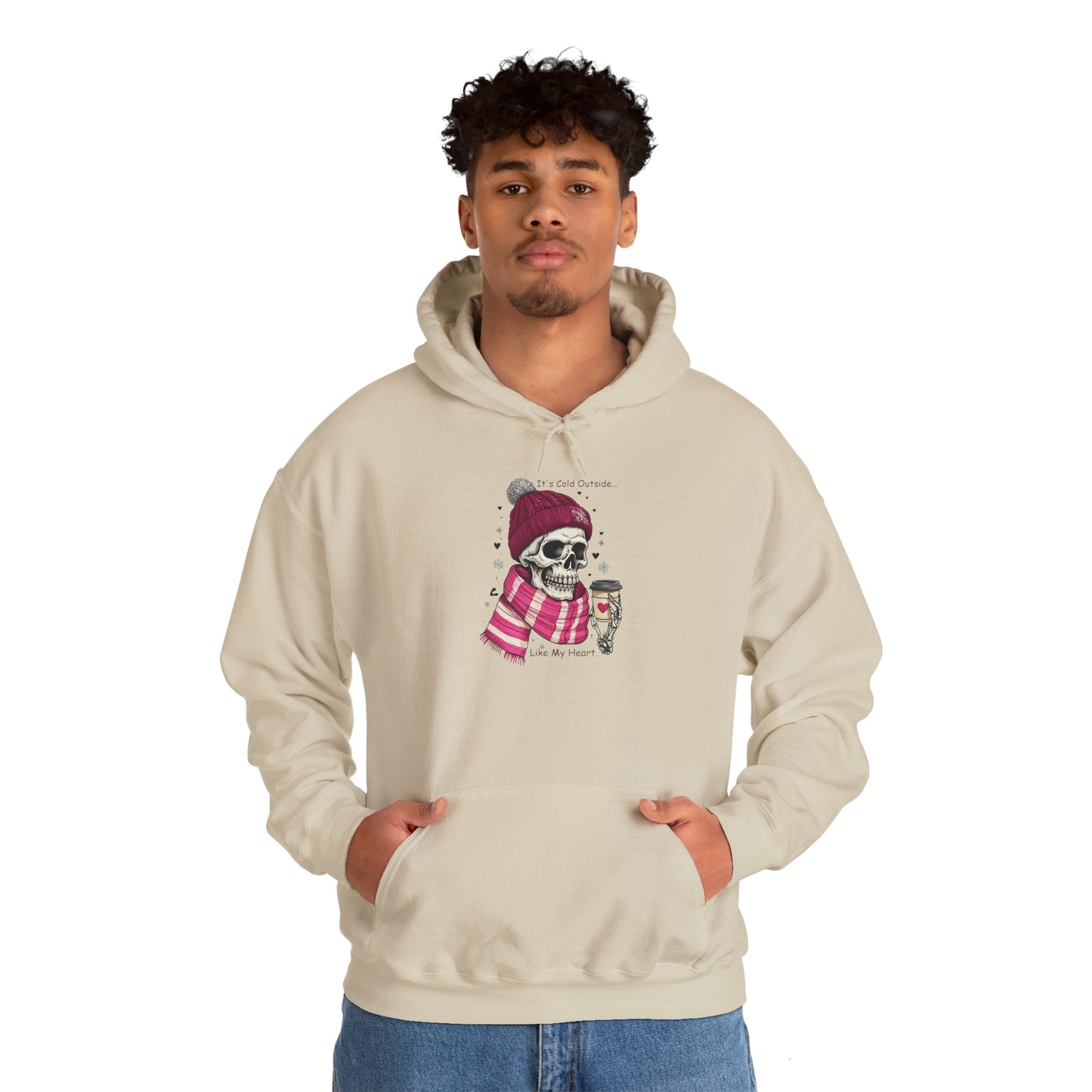 Cold Heart Hoodie - Unisex Heavy Blend™ Hooded Sweatshirt