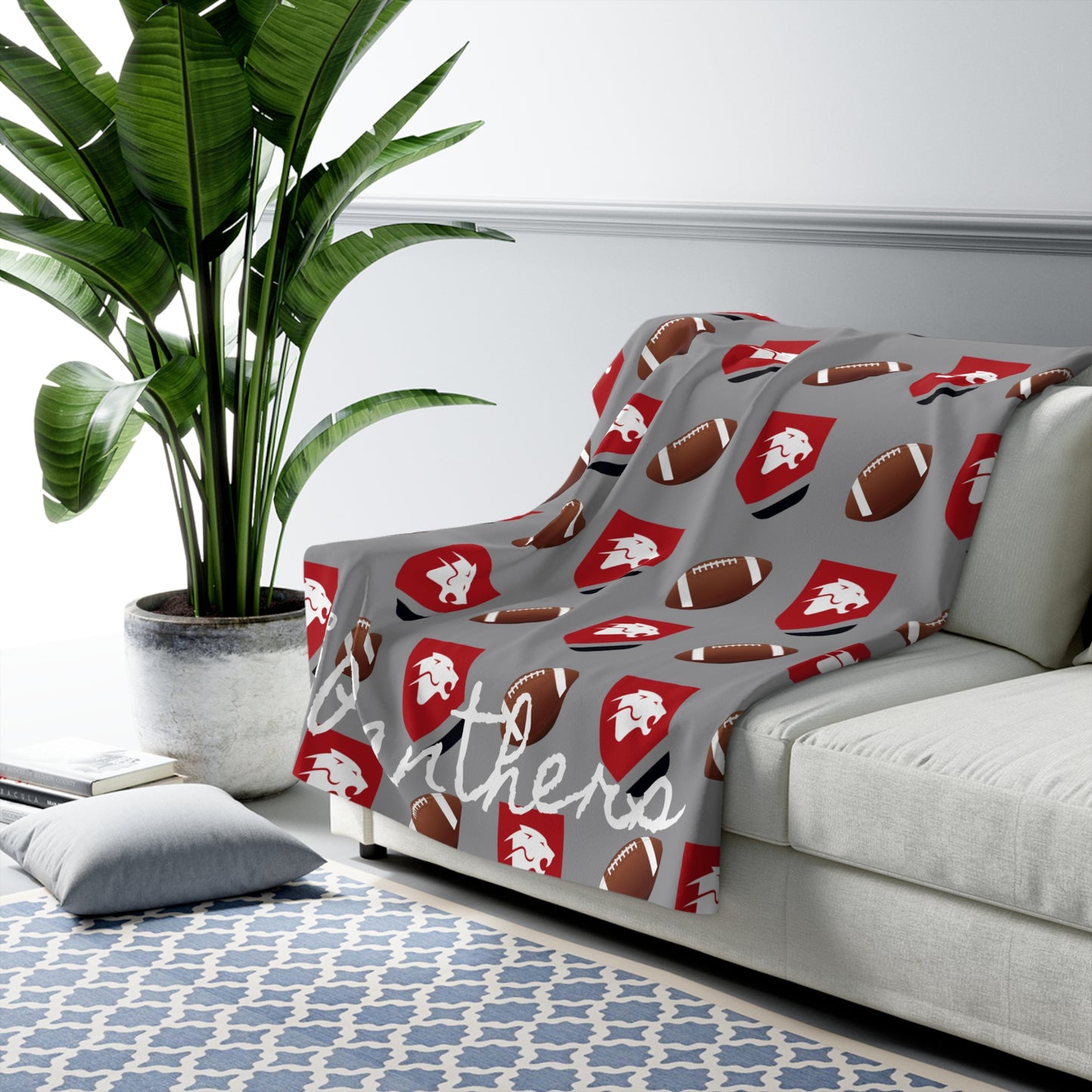 PACT Football - Sherpa Fleece Blanket
