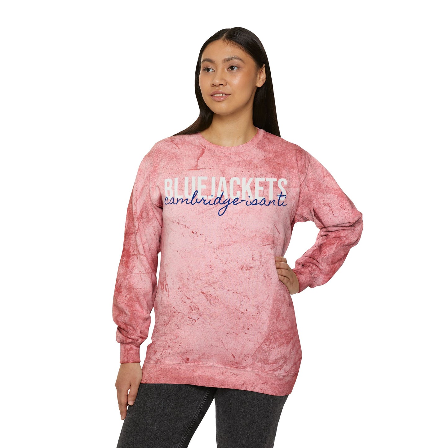 C-I Tie Dye Crewneck (w/RED)