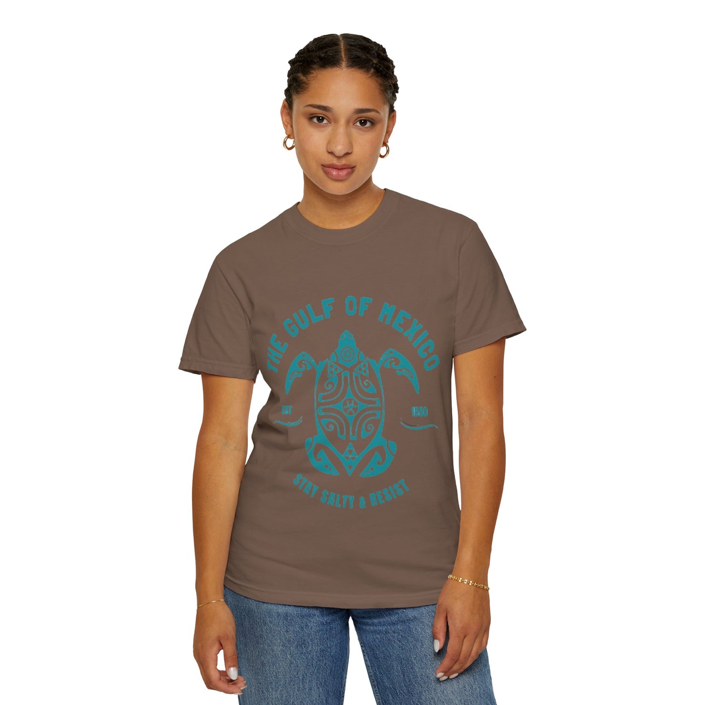 Gulf of Mexico Graphic T-Shirt (Teal Text)