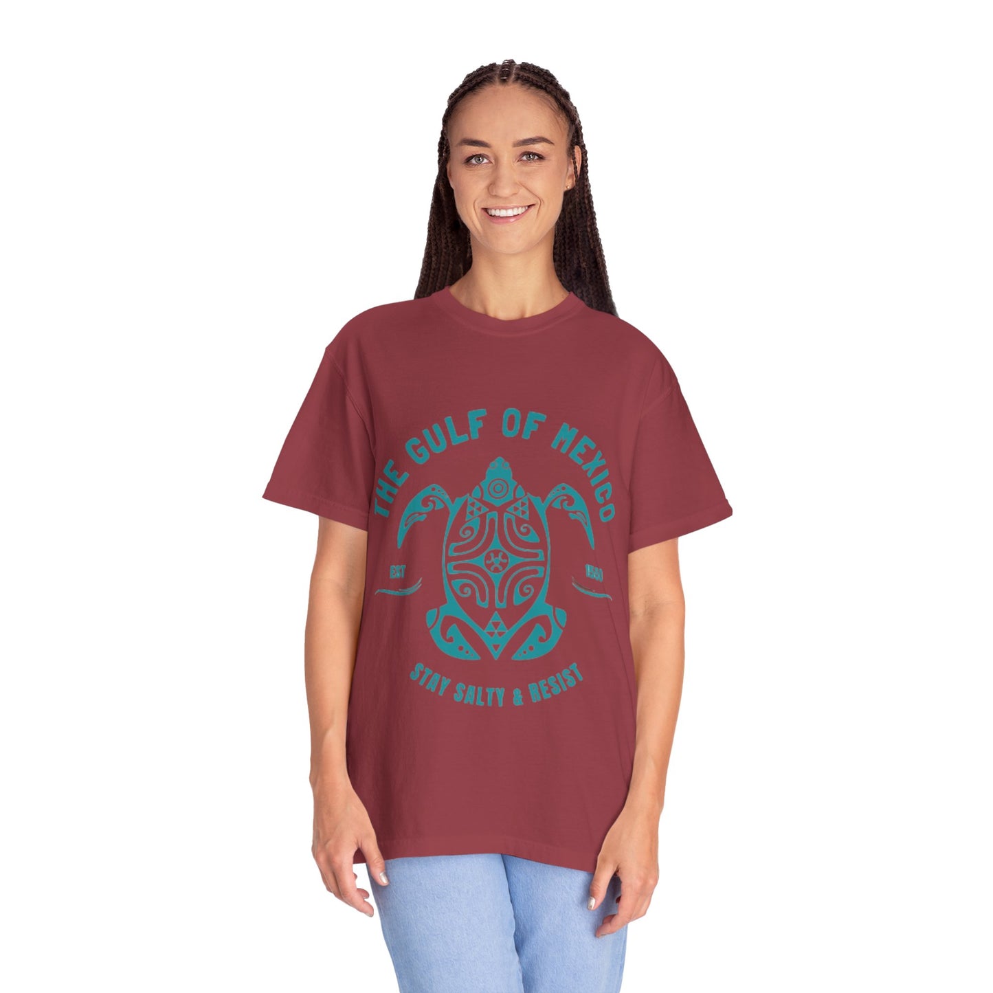 Gulf of Mexico Graphic T-Shirt (Teal Text)