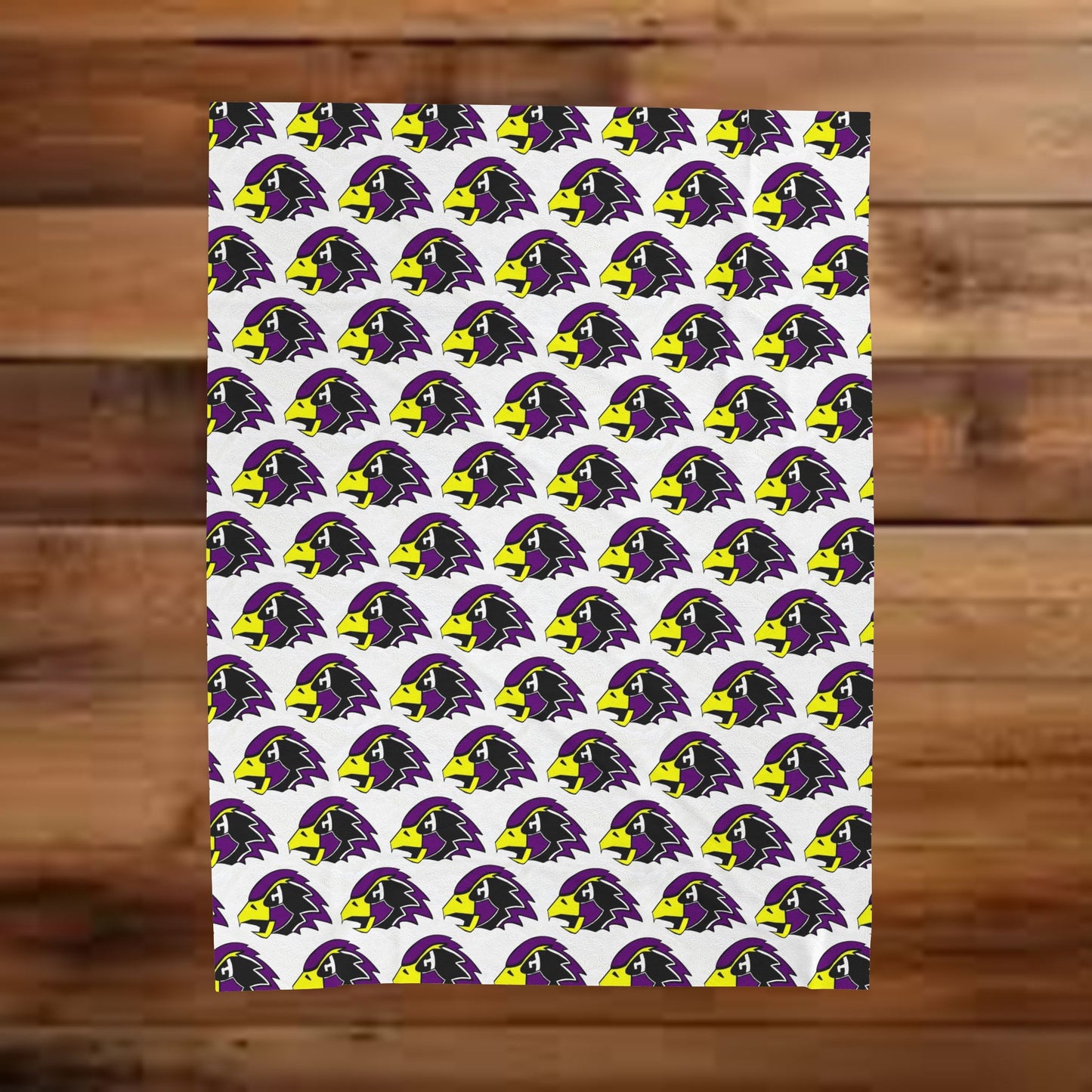 Chaska Hawks ~ Velveteen Plush Blanket