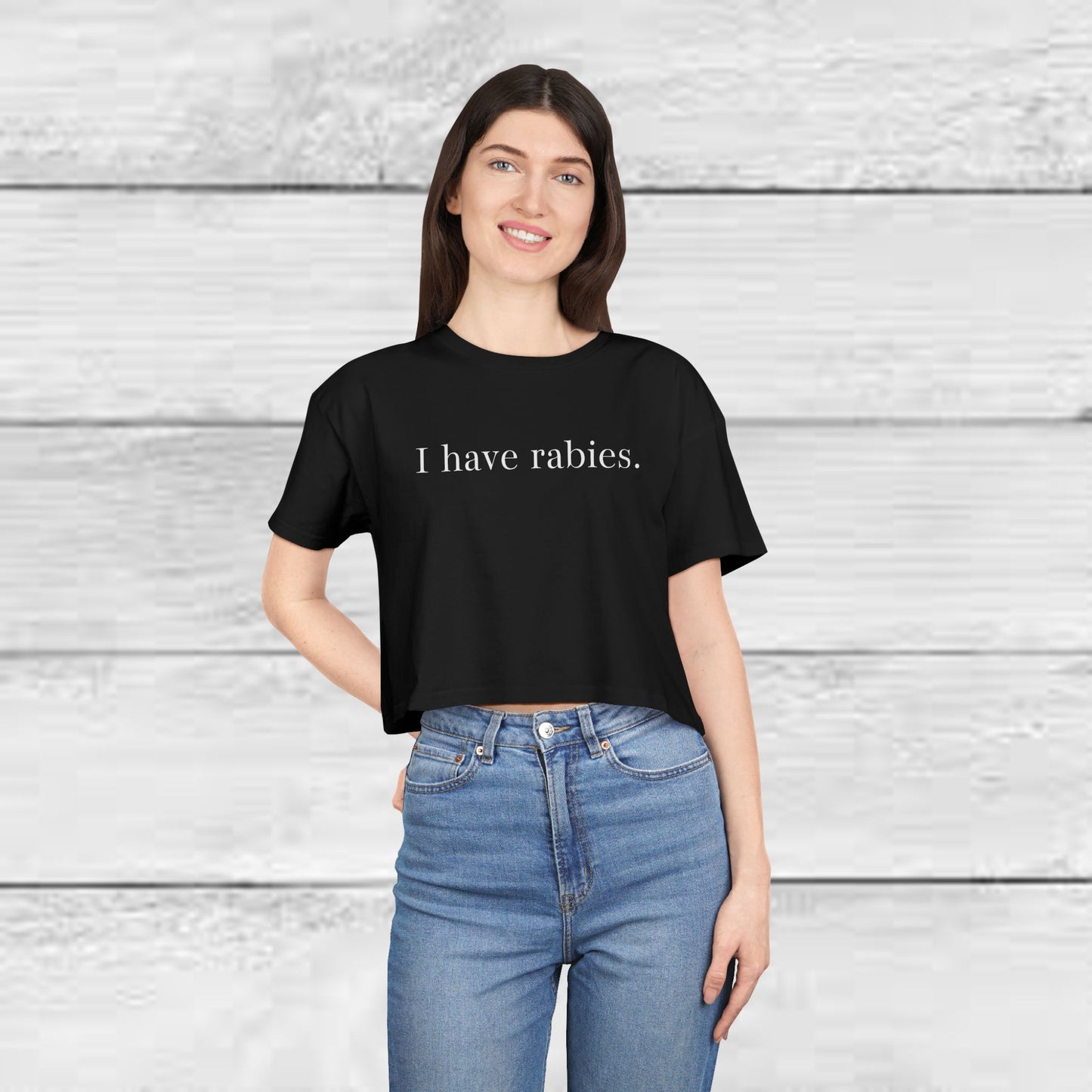 Raccoon Crop Tee