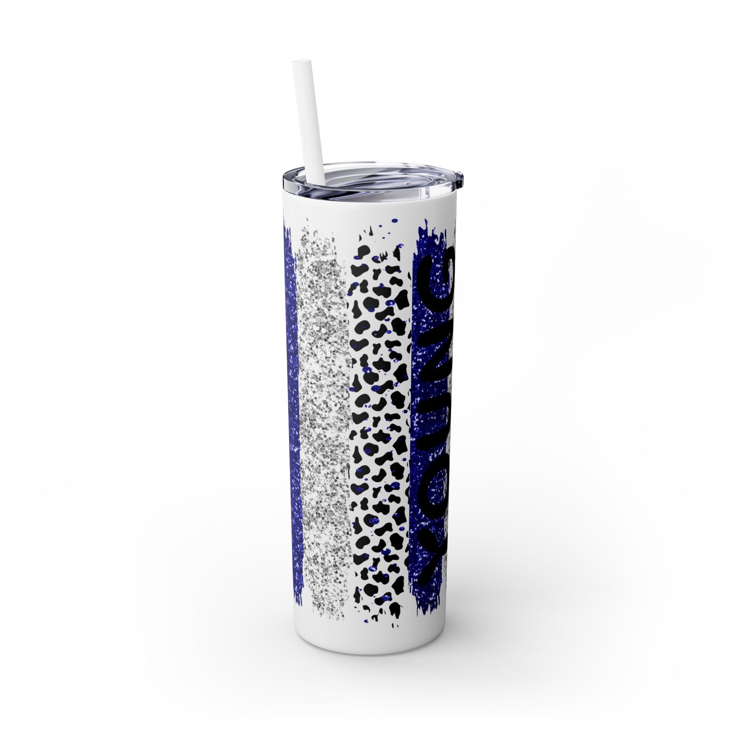 Custom: YOUNG - Skinny Tumbler with Straw | 20oz Travel Mug