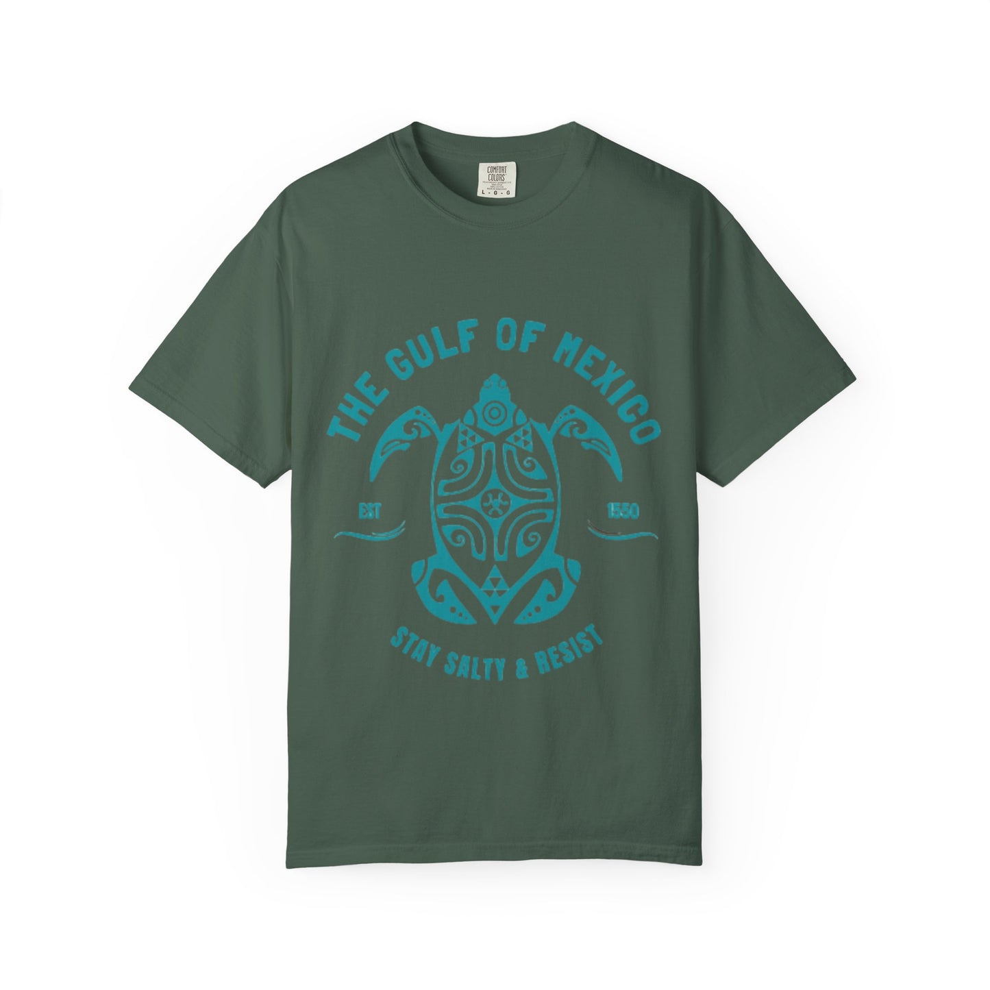 Gulf of Mexico Graphic T-Shirt (Teal Text)