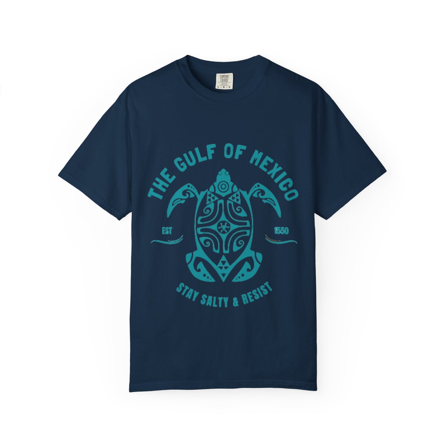 Gulf of Mexico Graphic T-Shirt (Teal Text)