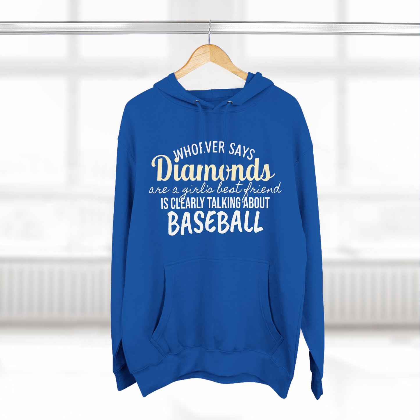 Diamonds are a Girl's Best Friend (Baseball Diamonds) - Hoodie