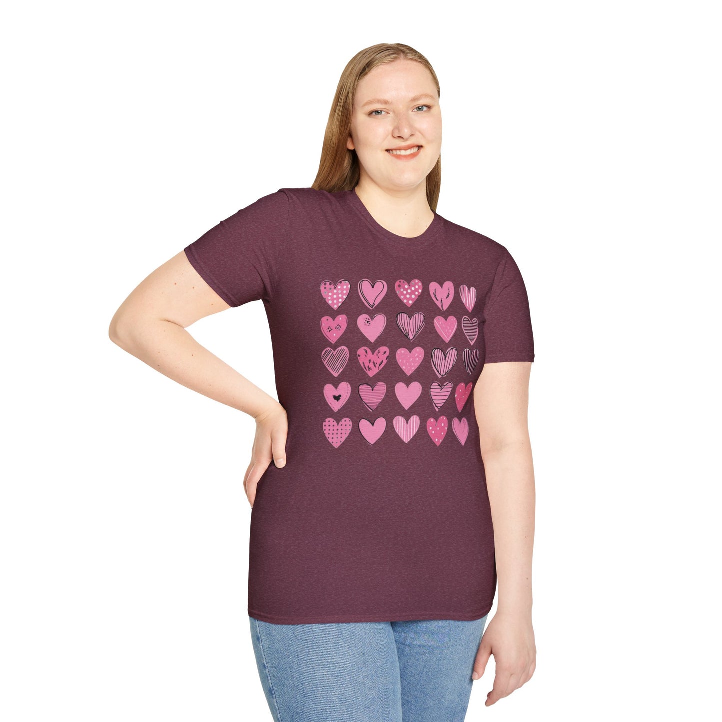 Hearts - Unisex Softstyle T-Shirt
