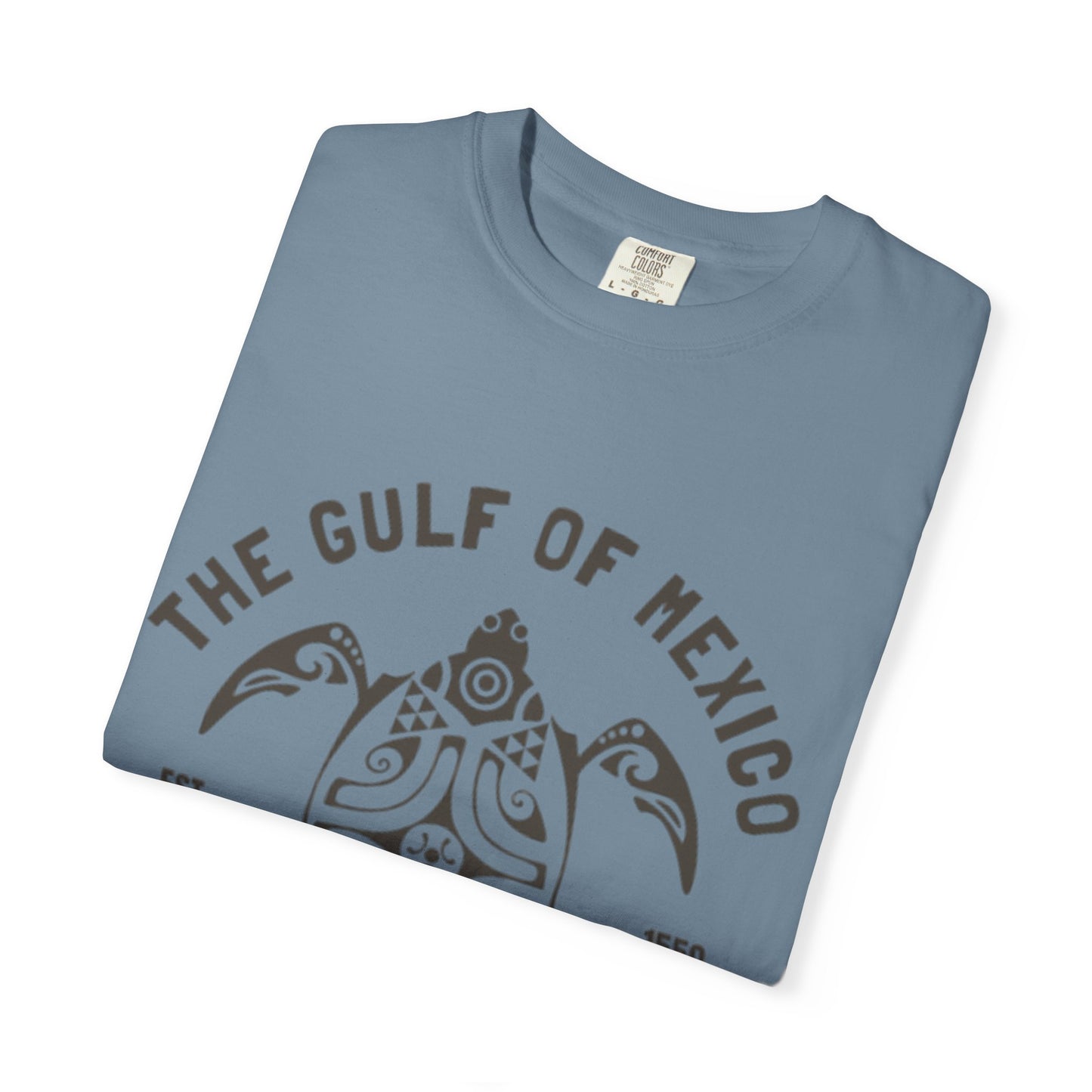 Gulf of Mexico Graphic T-Shirt (Brown Text)