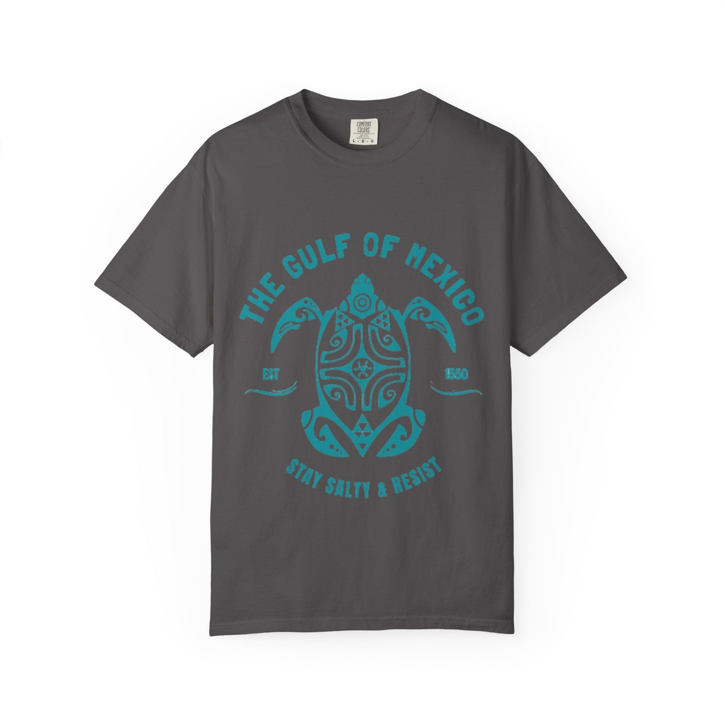 Gulf of Mexico Graphic T-Shirt (Teal Text)