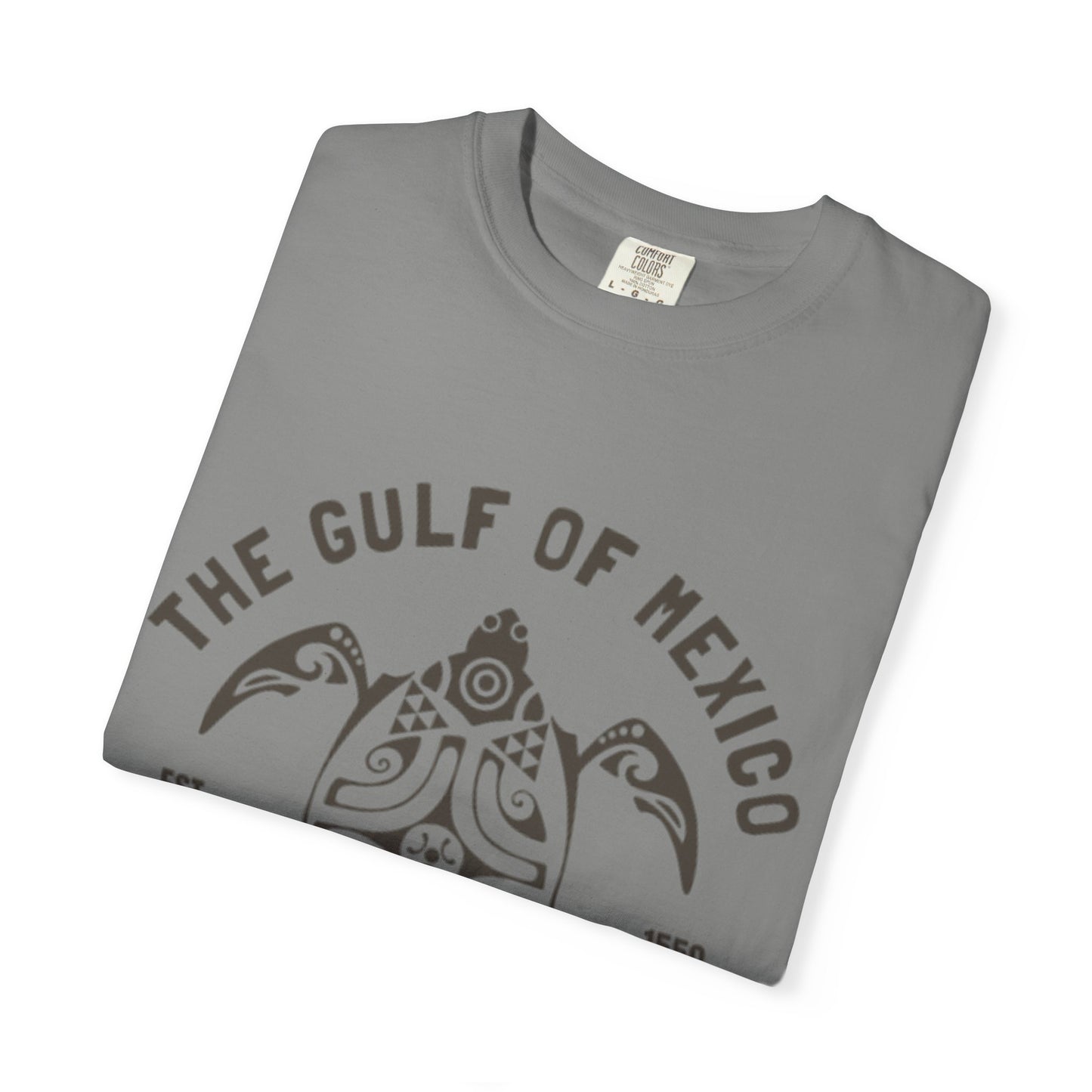 Gulf of Mexico Graphic T-Shirt (Brown Text)