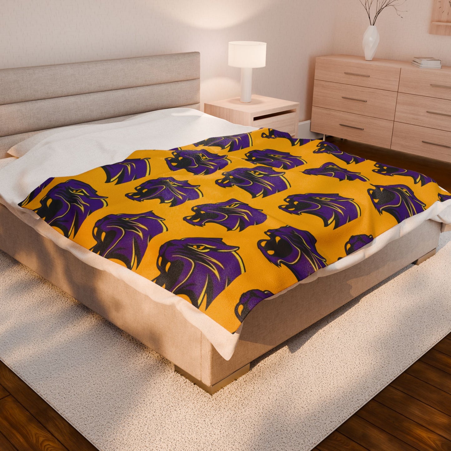 Waconia Wildcats ~ Velveteen Plush Blanket