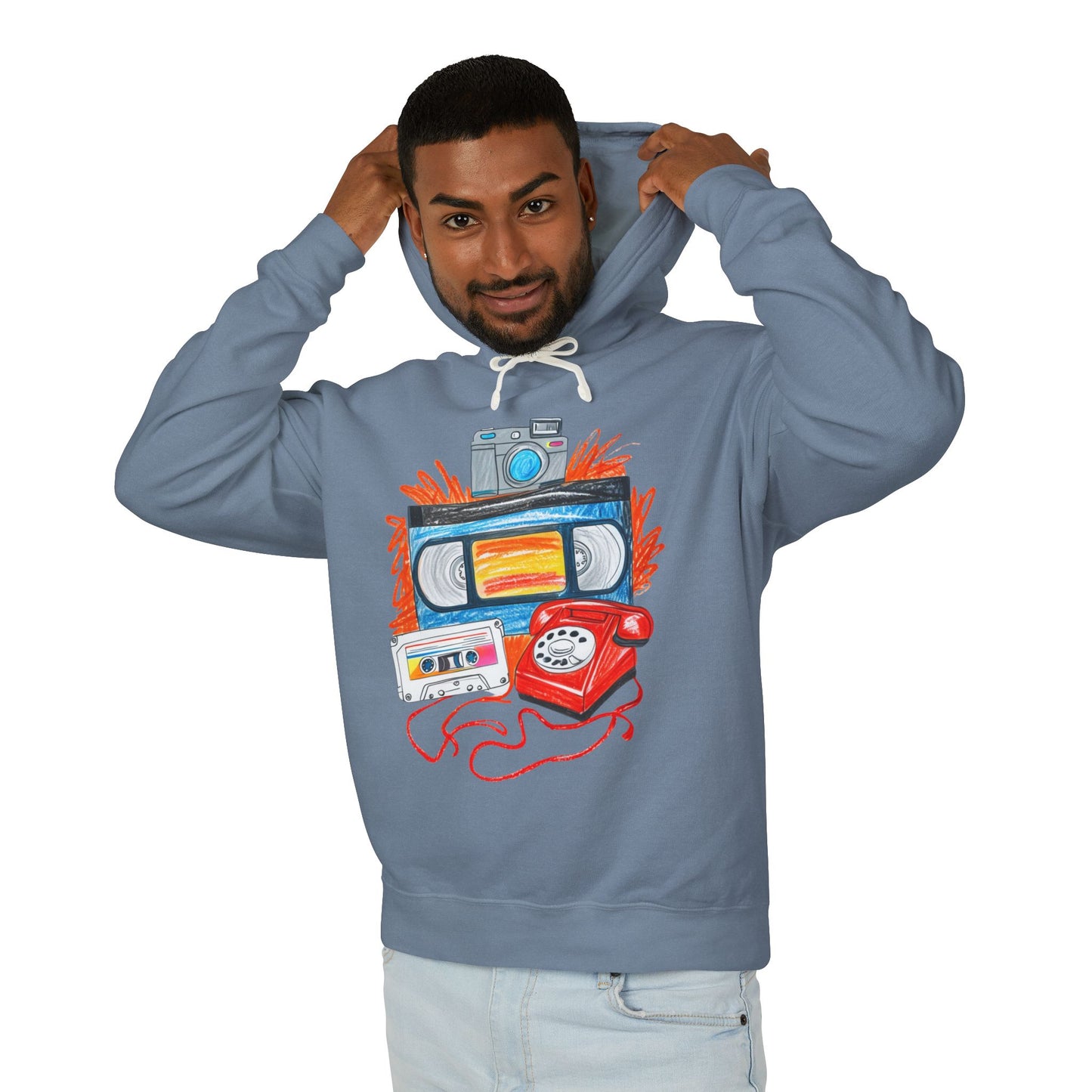 Mommy and Me Lightweight Hooded Sweatshirt - Gen Alpha Technology Parent Version