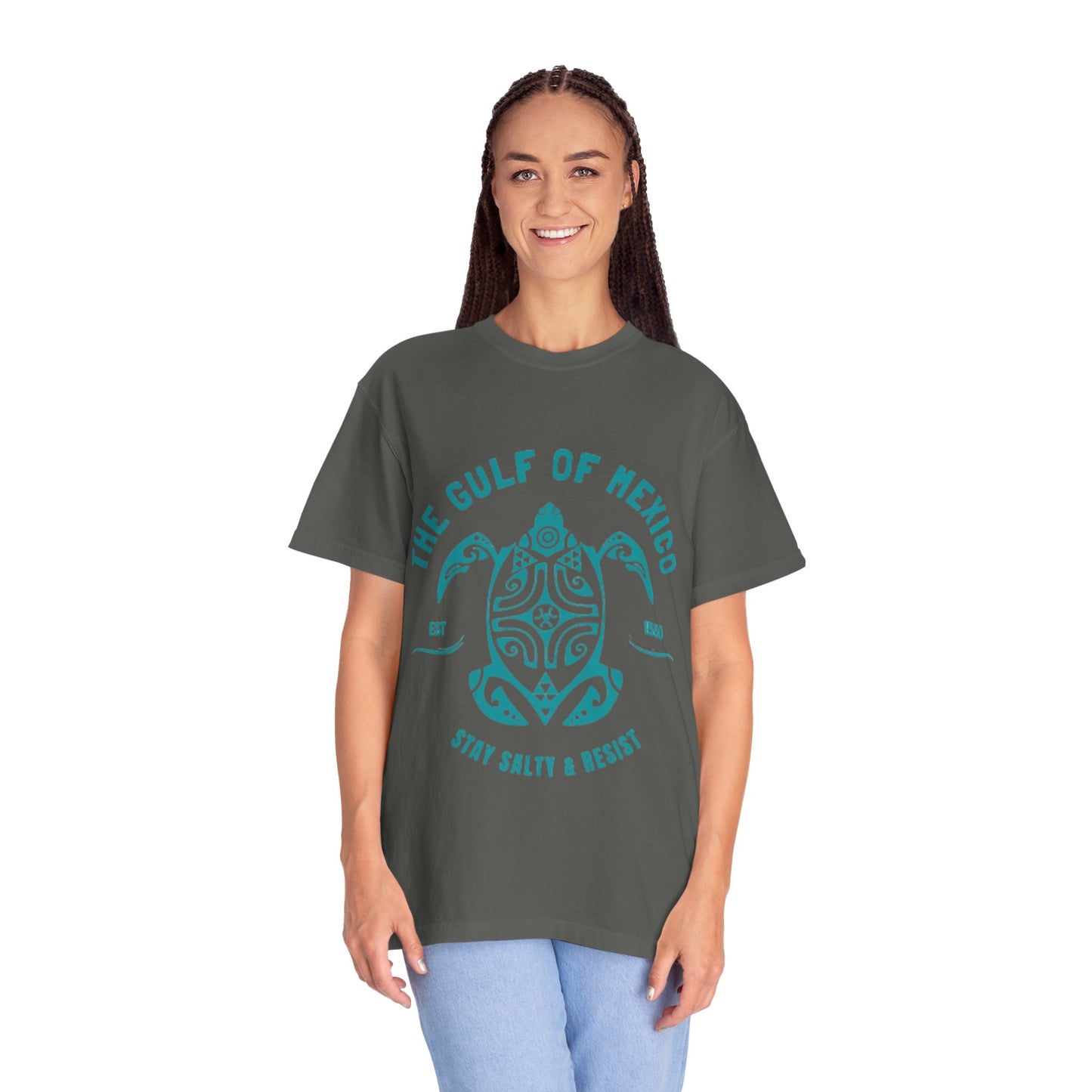 Gulf of Mexico Graphic T-Shirt (Teal Text)