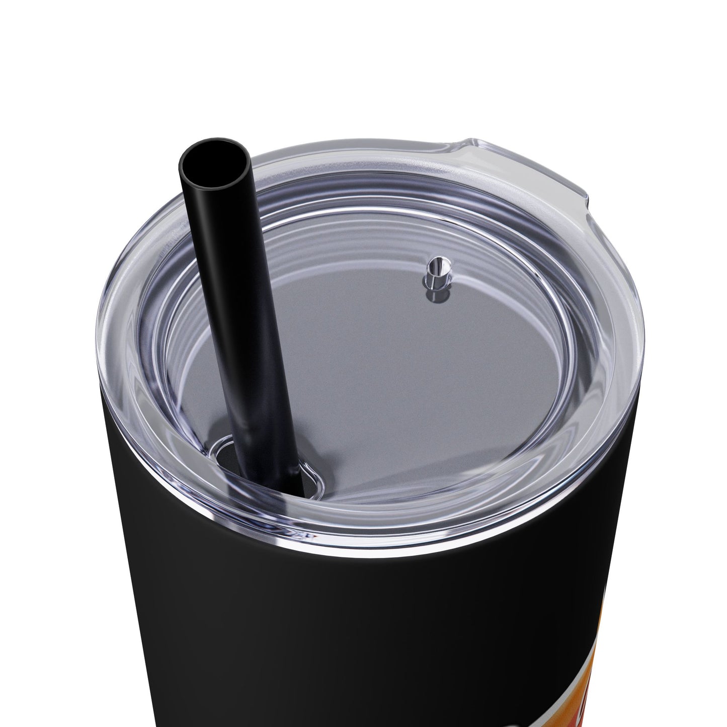 Be a Kind Human Skinny Tumbler with Straw - 20oz