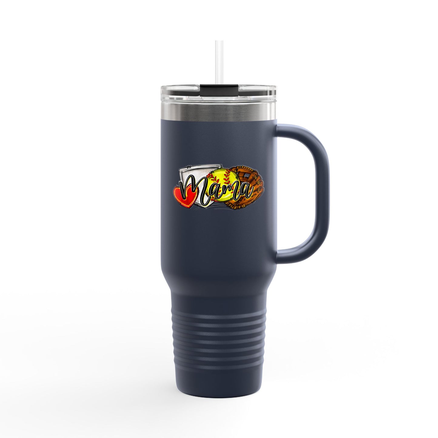 Softball Insulated Travel Mug - 40oz