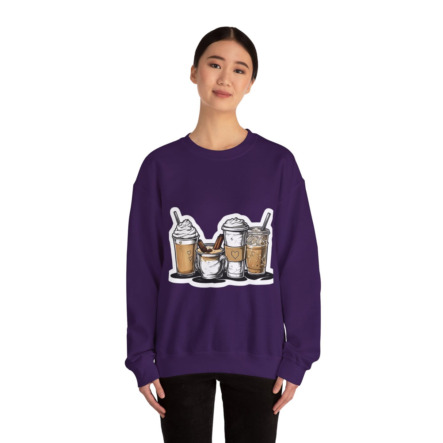 Coffee, Coffee, Coffee, Coffee Crewneck Sweatshirt