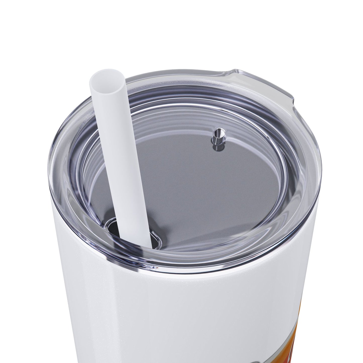 Be a Kind Human Skinny Tumbler with Straw - 20oz
