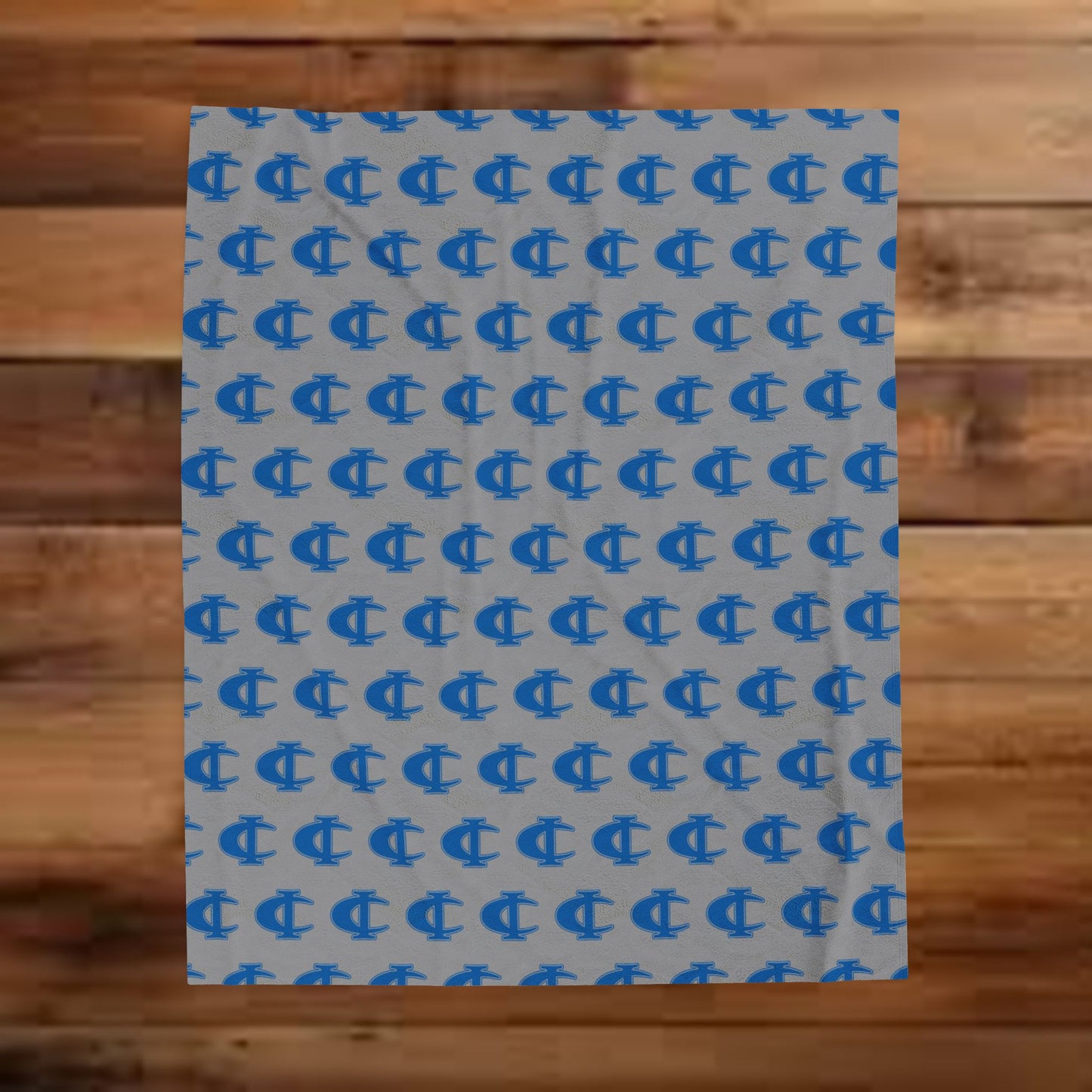 Cambridge-Isanti Bluejackets ~ Velveteen Plush Blanket