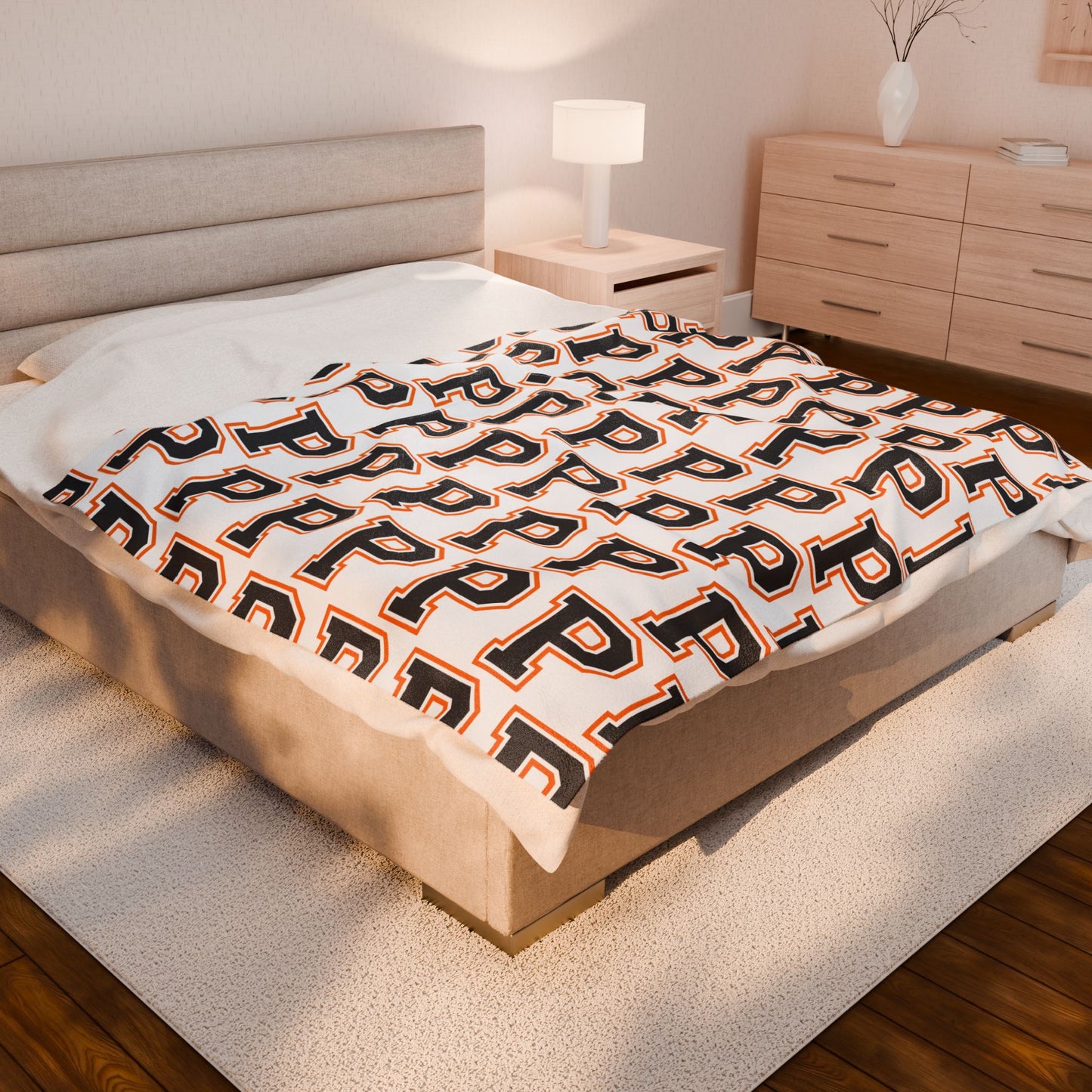 Princeton Tigers ~ Velveteen Plush Blanket
