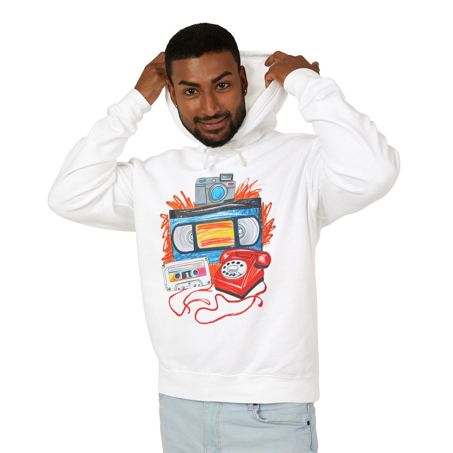 Mommy and Me Lightweight Hooded Sweatshirt - Gen Alpha Technology Parent Version