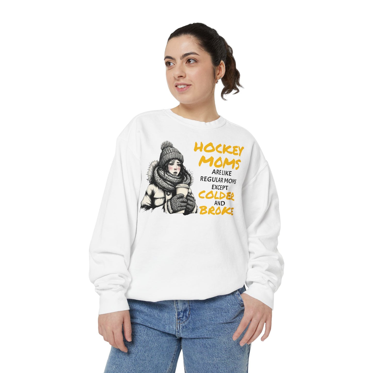 Hockey Mom Oversized Sweatshirt