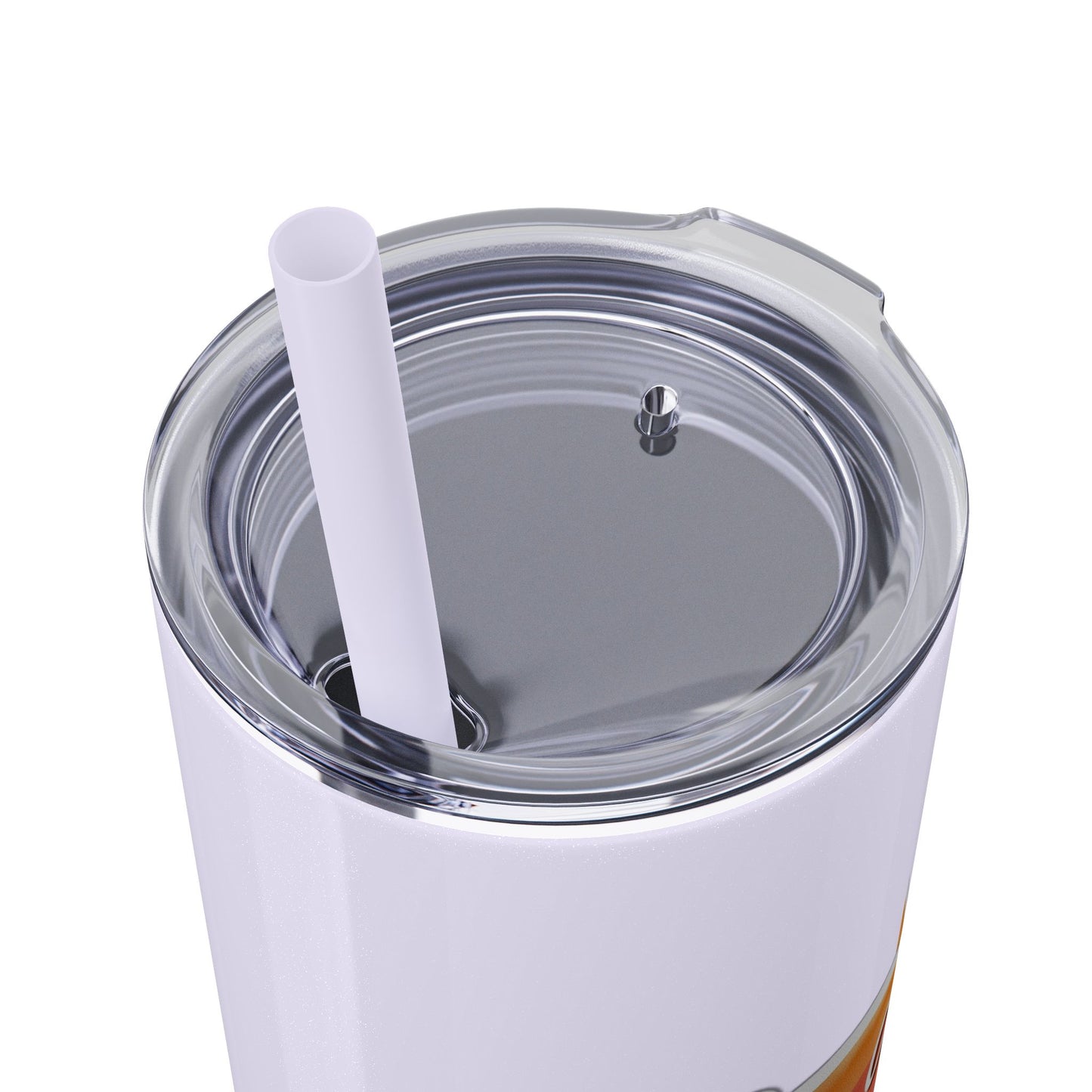 Be a Kind Human Skinny Tumbler with Straw - 20oz