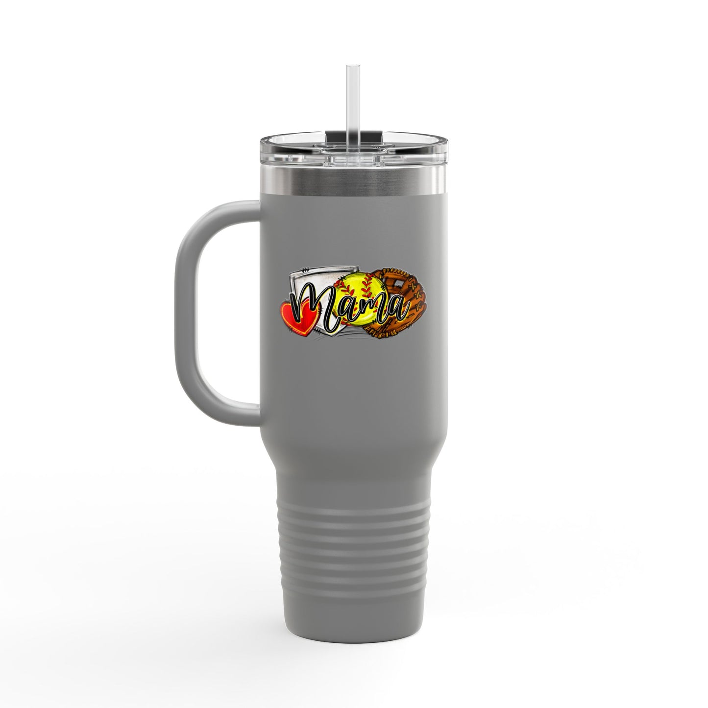 Softball Insulated Travel Mug - 40oz