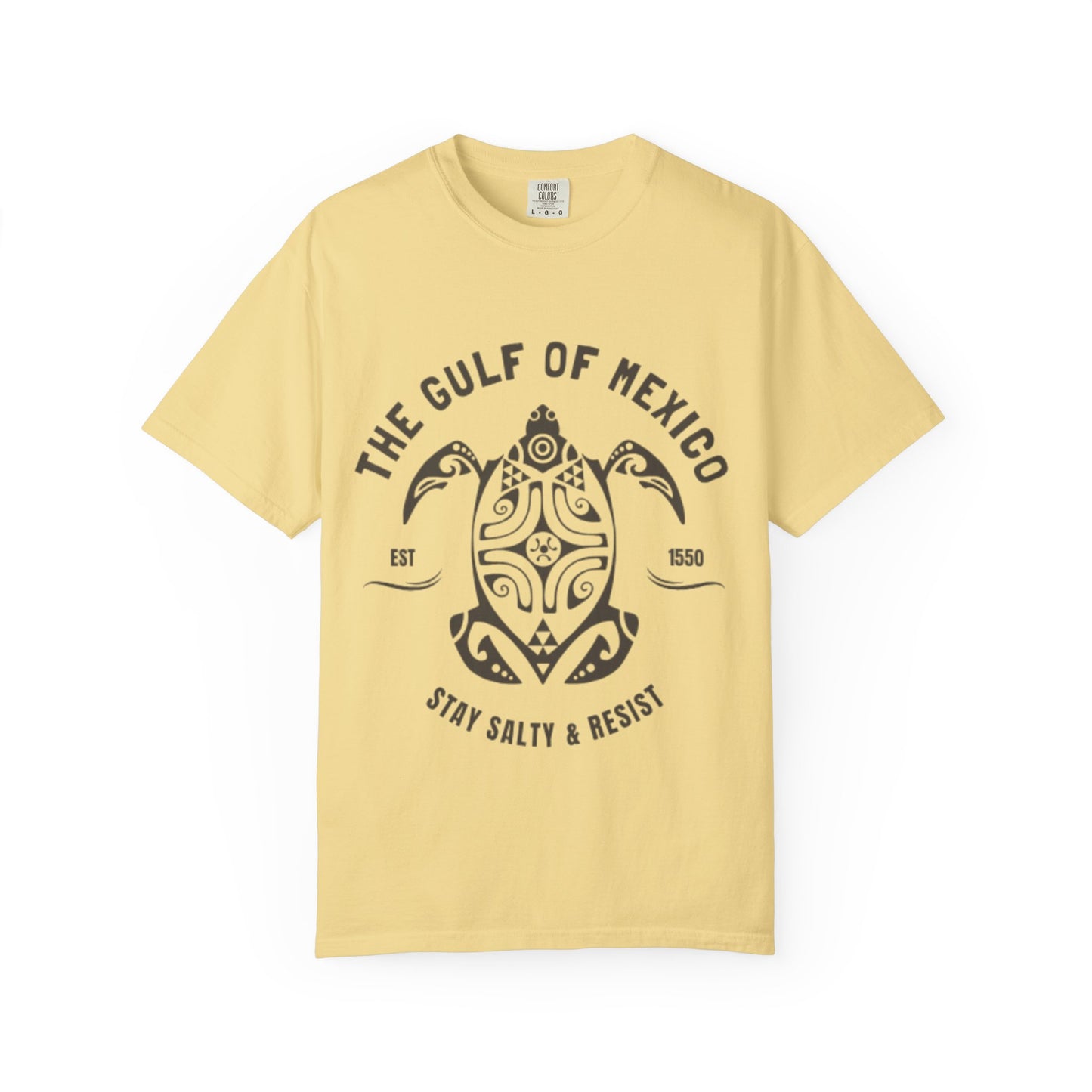 Gulf of Mexico Graphic T-Shirt (Brown Text)