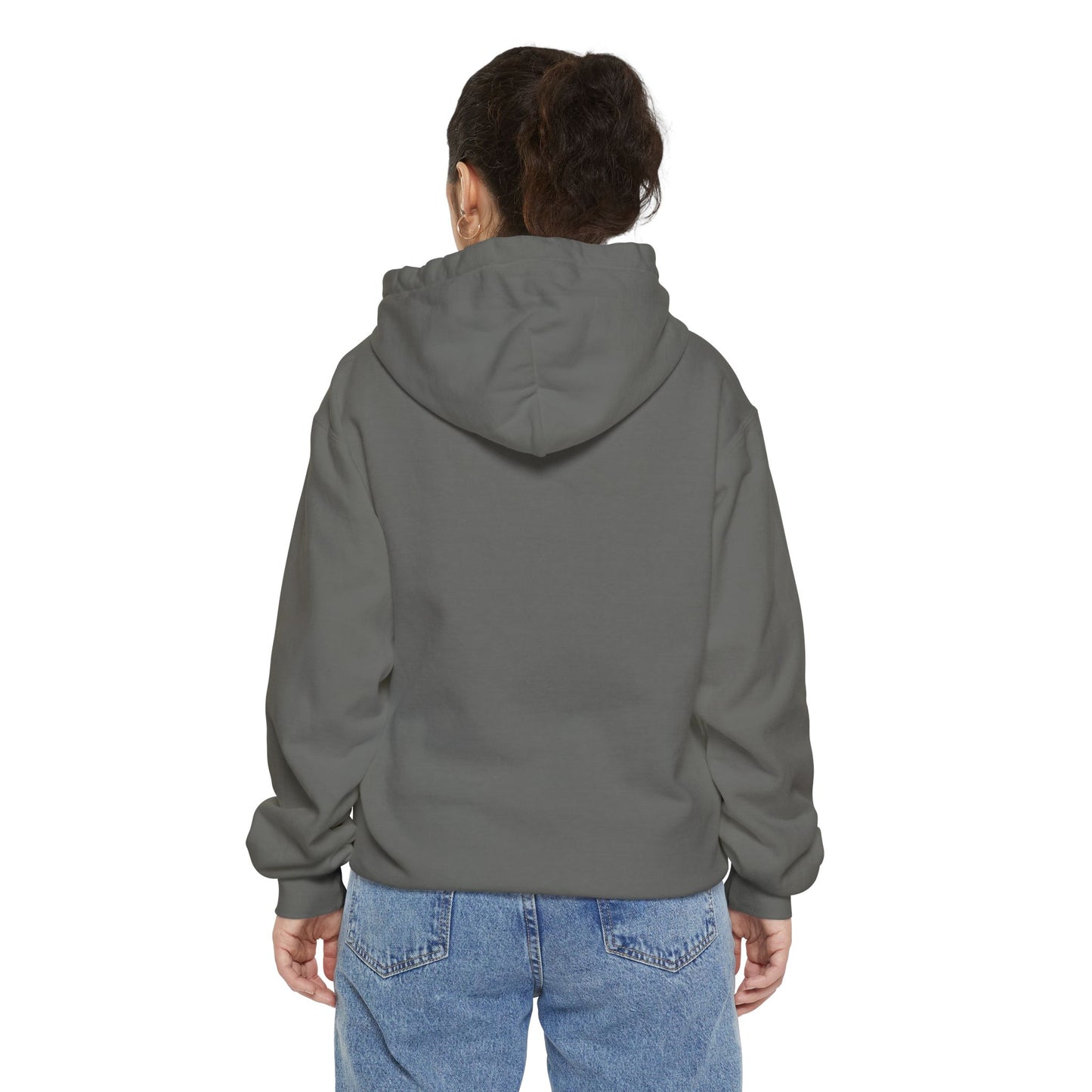 Rainbow Highland Cow - Unisex Garment-Dyed Hoodie