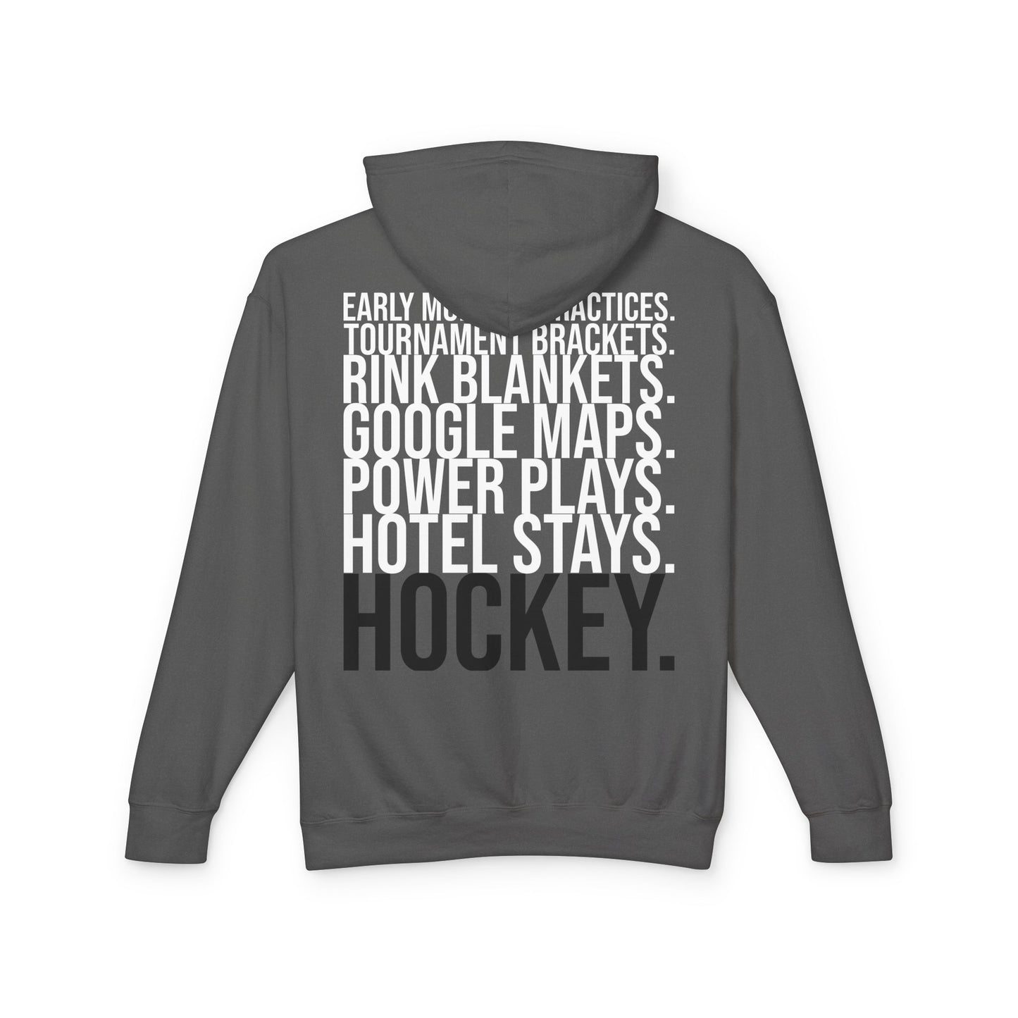 High School Hockey Mama Lightweight Hoodie - Comfy Mom Vibes
