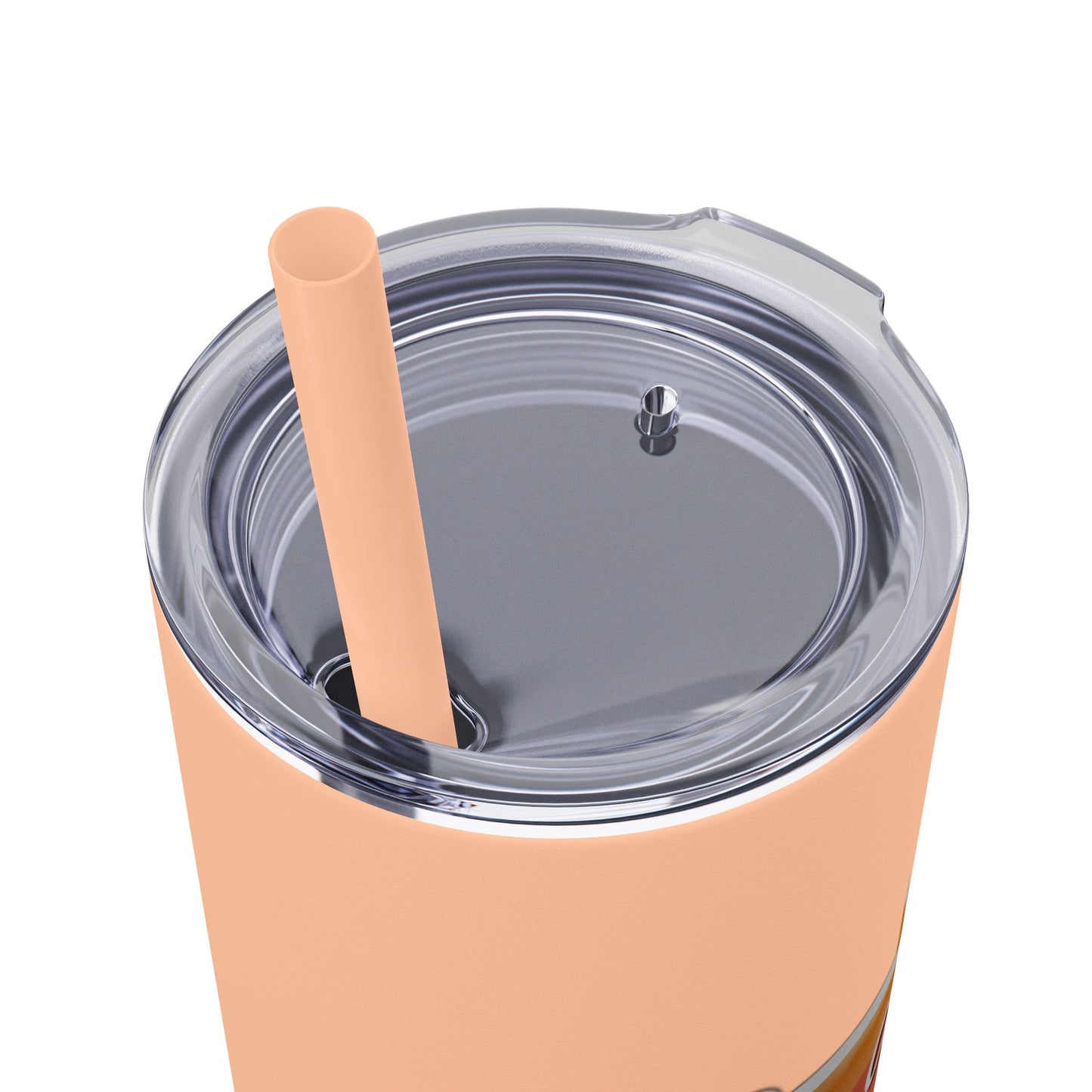 Be a Kind Human Skinny Tumbler with Straw - 20oz