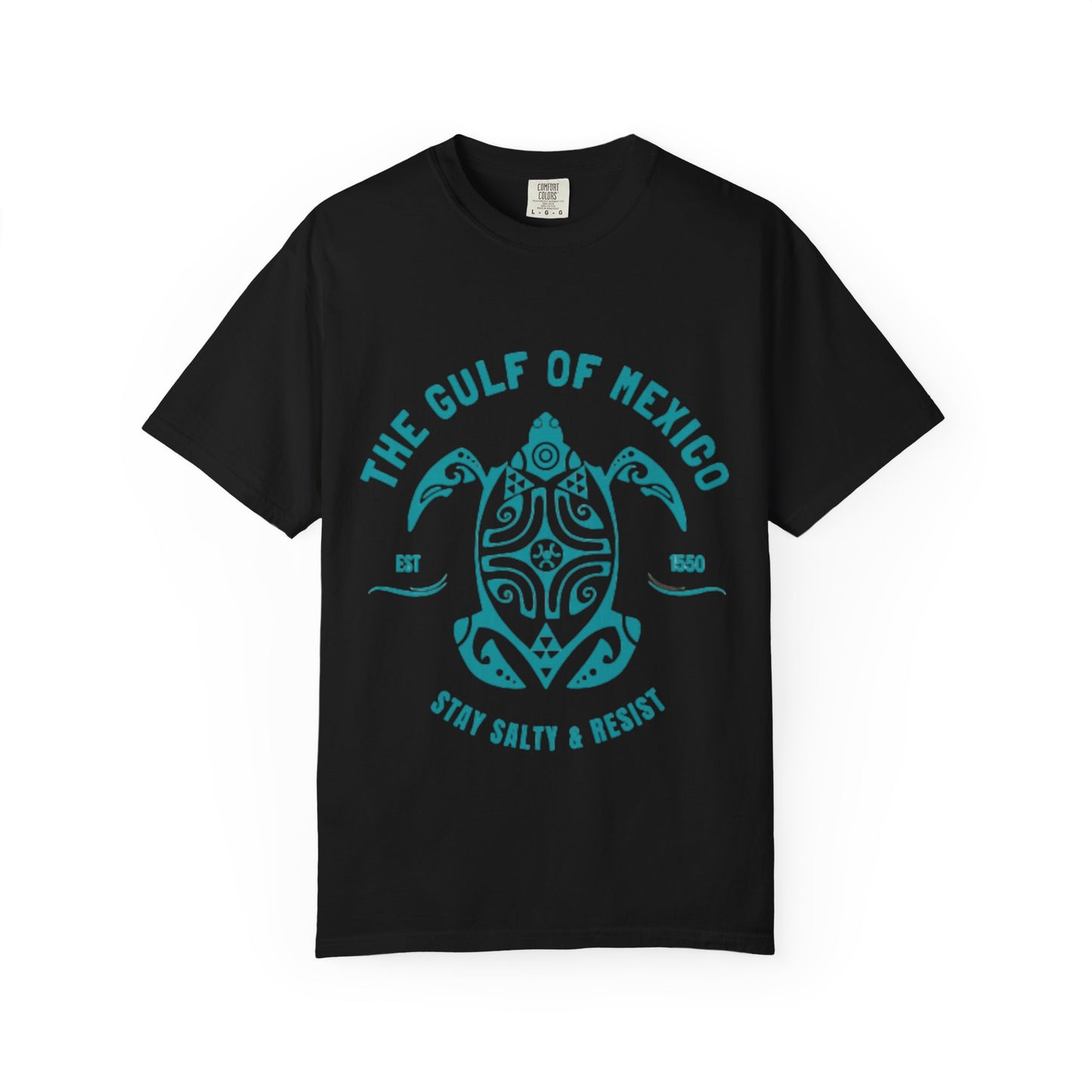 Gulf of Mexico Graphic T-Shirt (Teal Text)