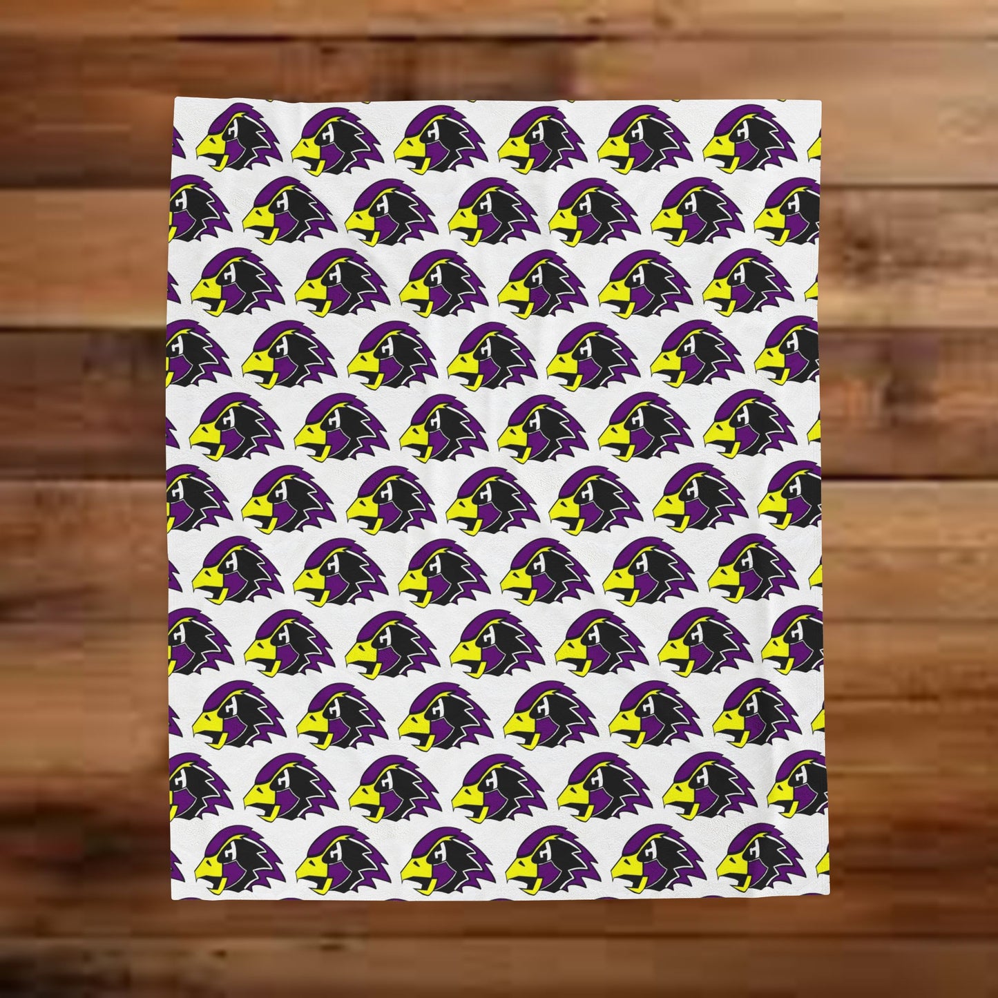Chaska Hawks ~ Velveteen Plush Blanket