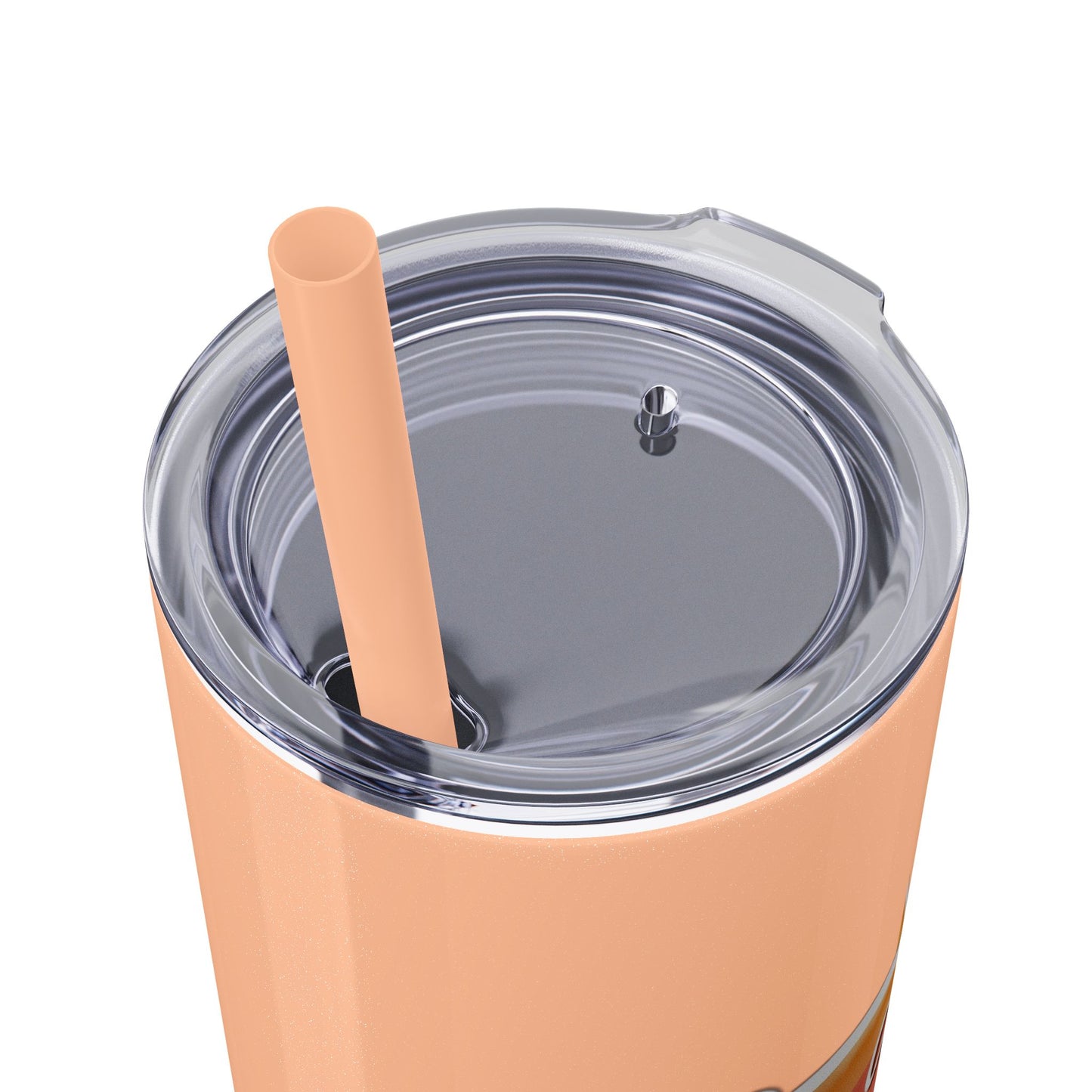 Be a Kind Human Skinny Tumbler with Straw - 20oz