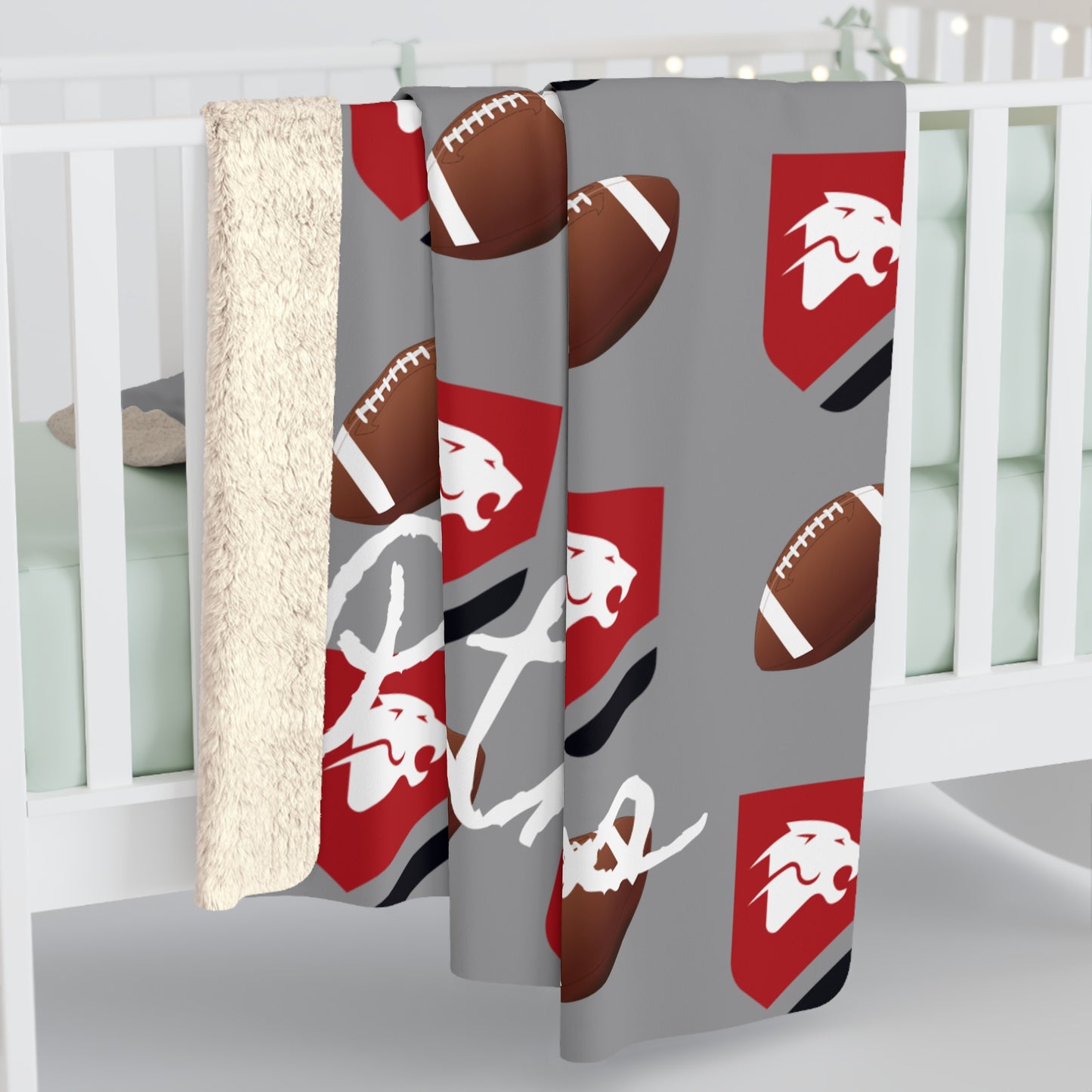 PACT Football - Sherpa Fleece Blanket