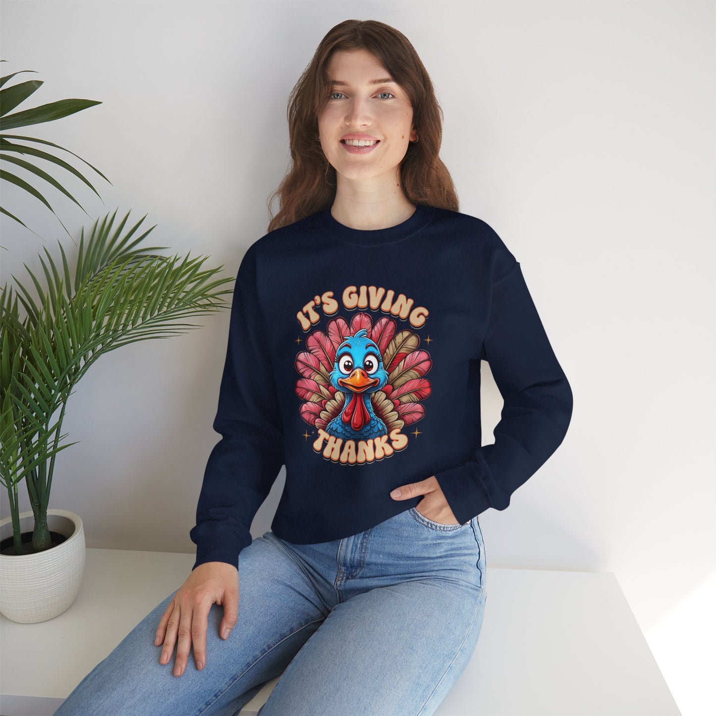 It's Giving Thanks - Thanksgiving Turkey Sweatshirt
