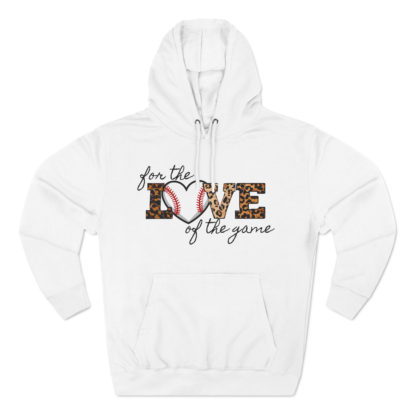 Love of the Game (Leopard Print) Hoodie