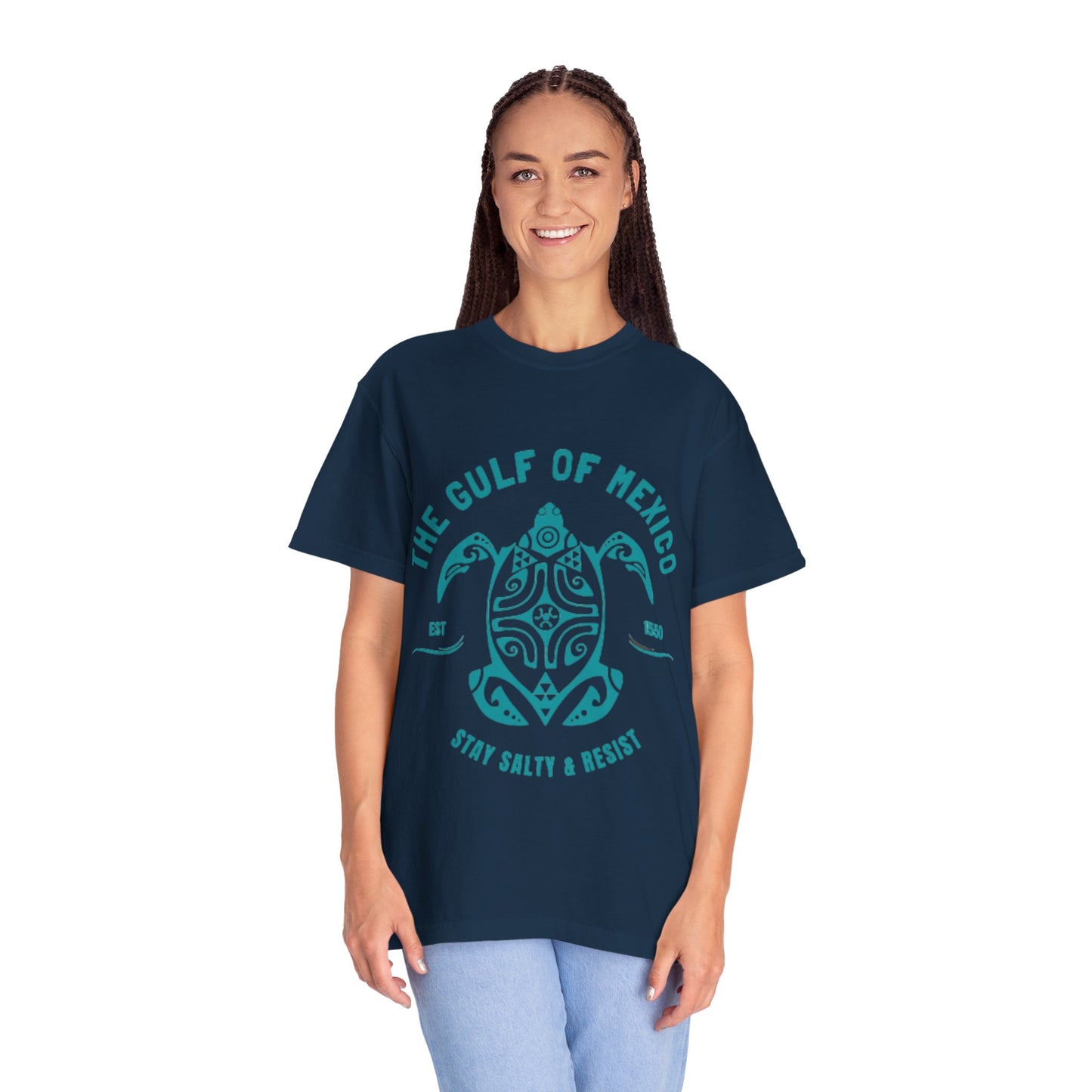 Gulf of Mexico Graphic T-Shirt (Teal Text)