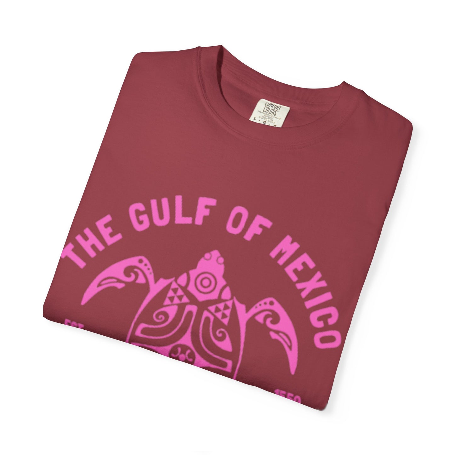 Gulf of Mexico Graphic T-Shirt (PinkText)