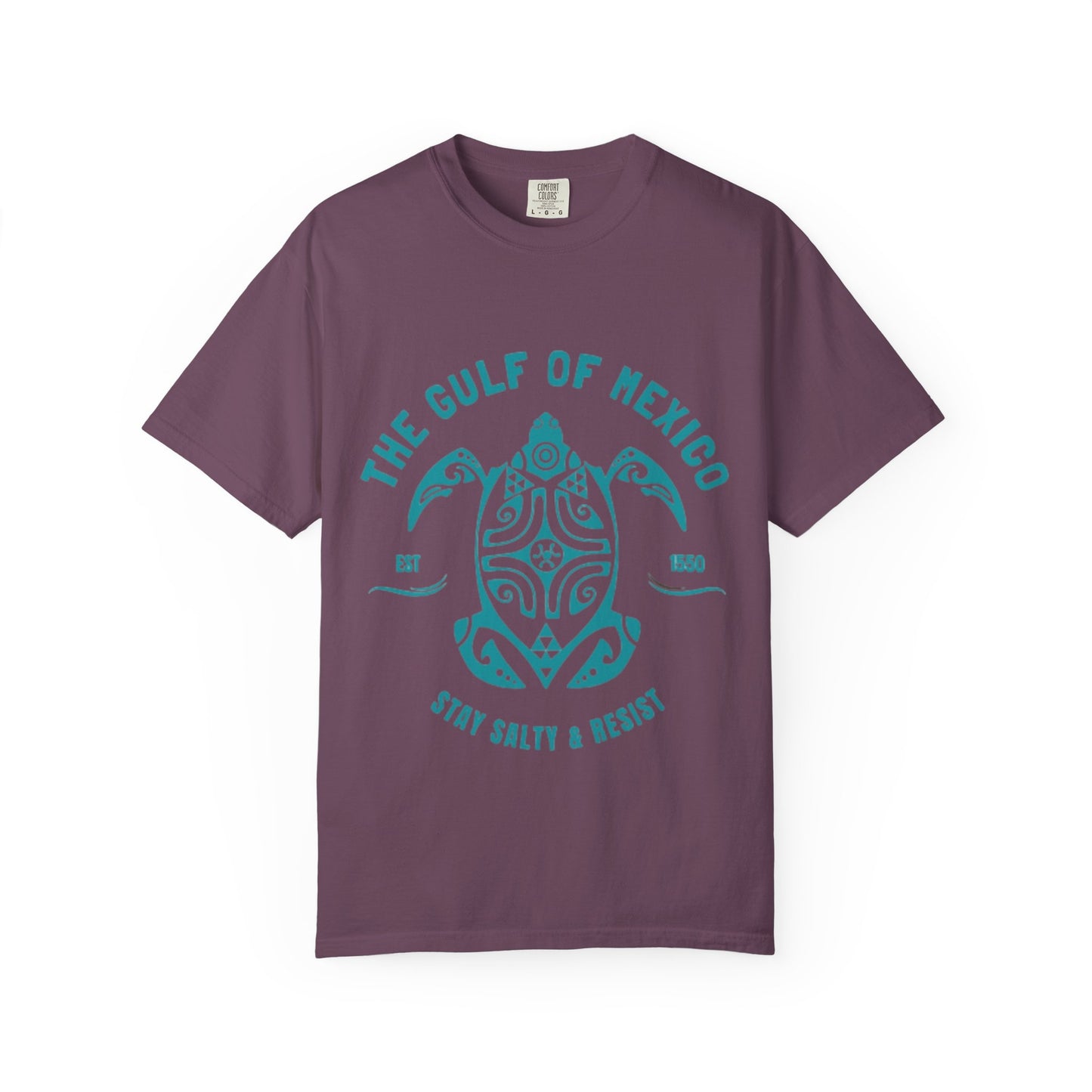 Gulf of Mexico Graphic T-Shirt (Teal Text)