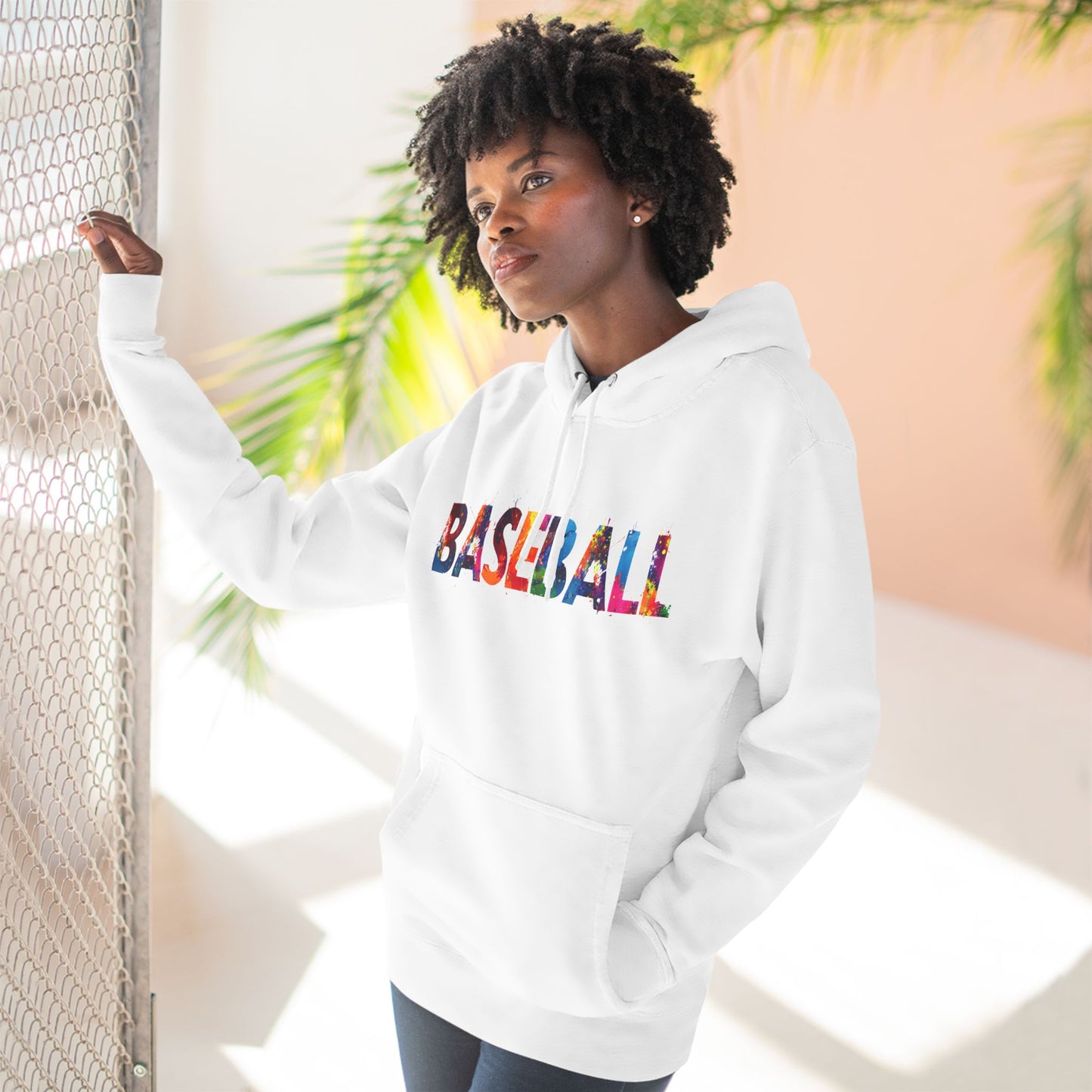 Baseball - Paint Splatter Hoodie