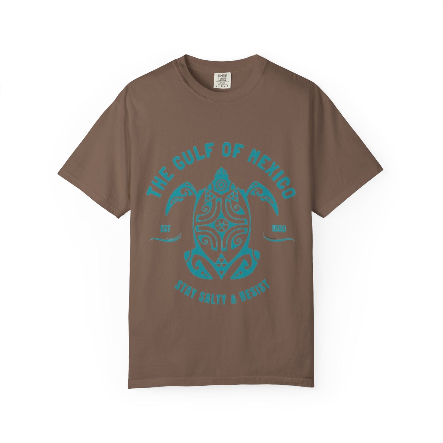 Gulf of Mexico Graphic T-Shirt (Teal Text)