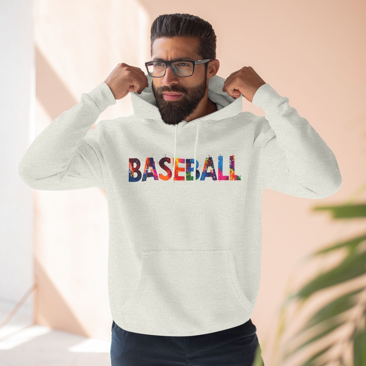 Baseball - Paint Splatter Hoodie