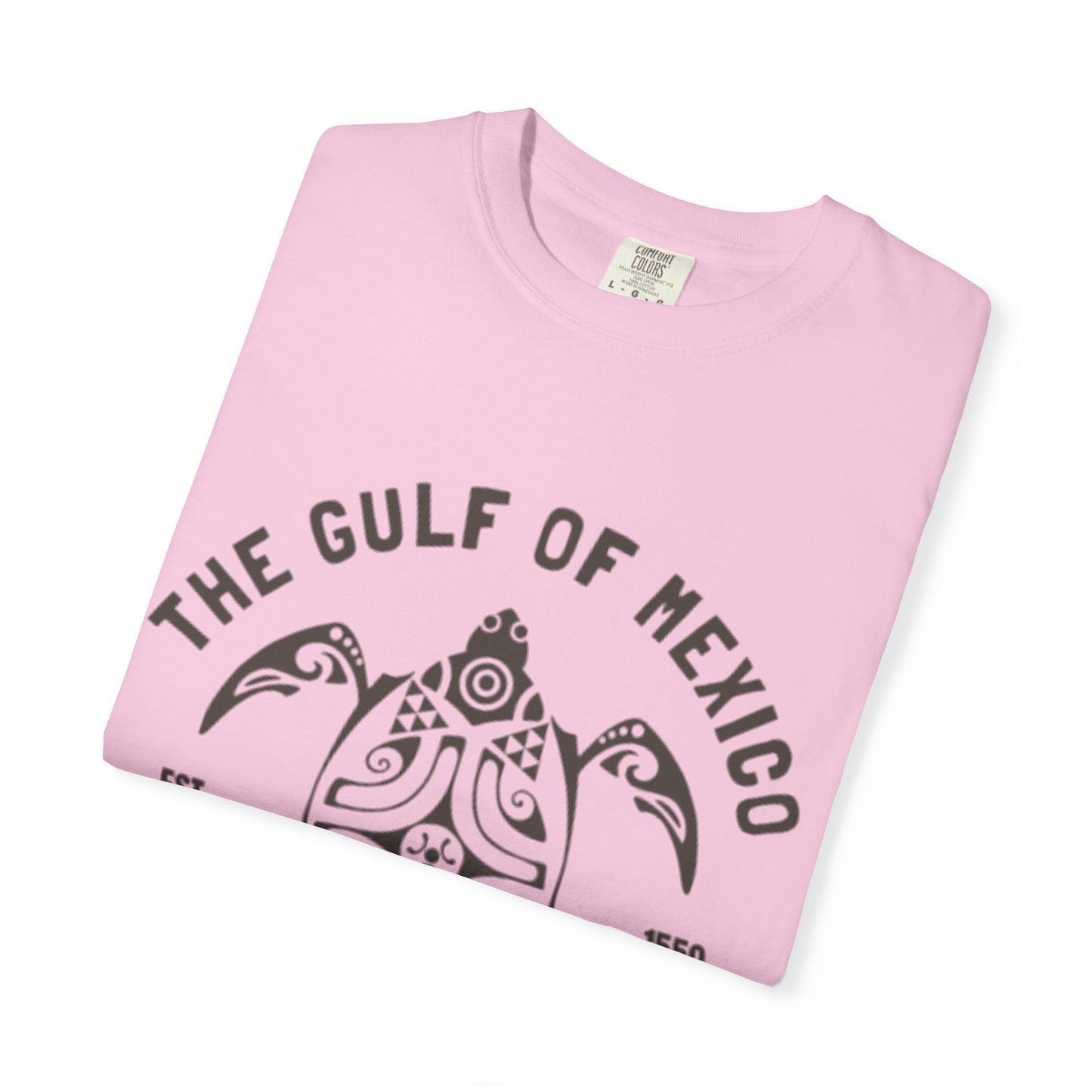 Gulf of Mexico Graphic T-Shirt (Brown Text)