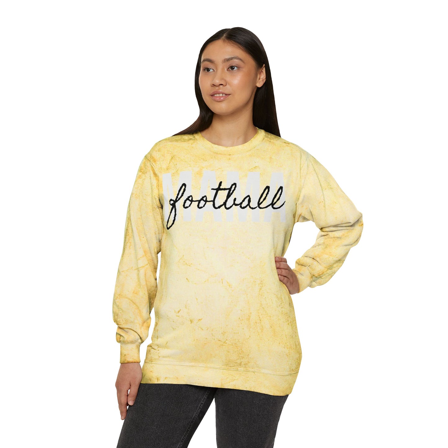 Football Mama Tie Dye Sweatshirt