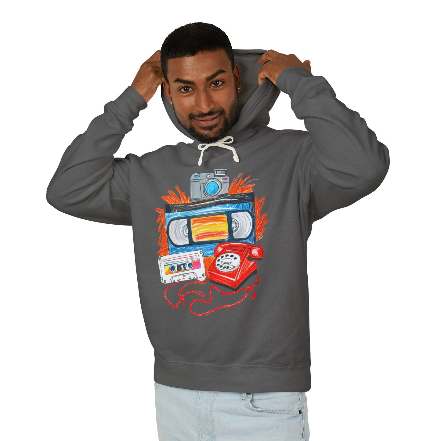Mommy and Me Lightweight Hooded Sweatshirt - Gen Alpha Technology Parent Version