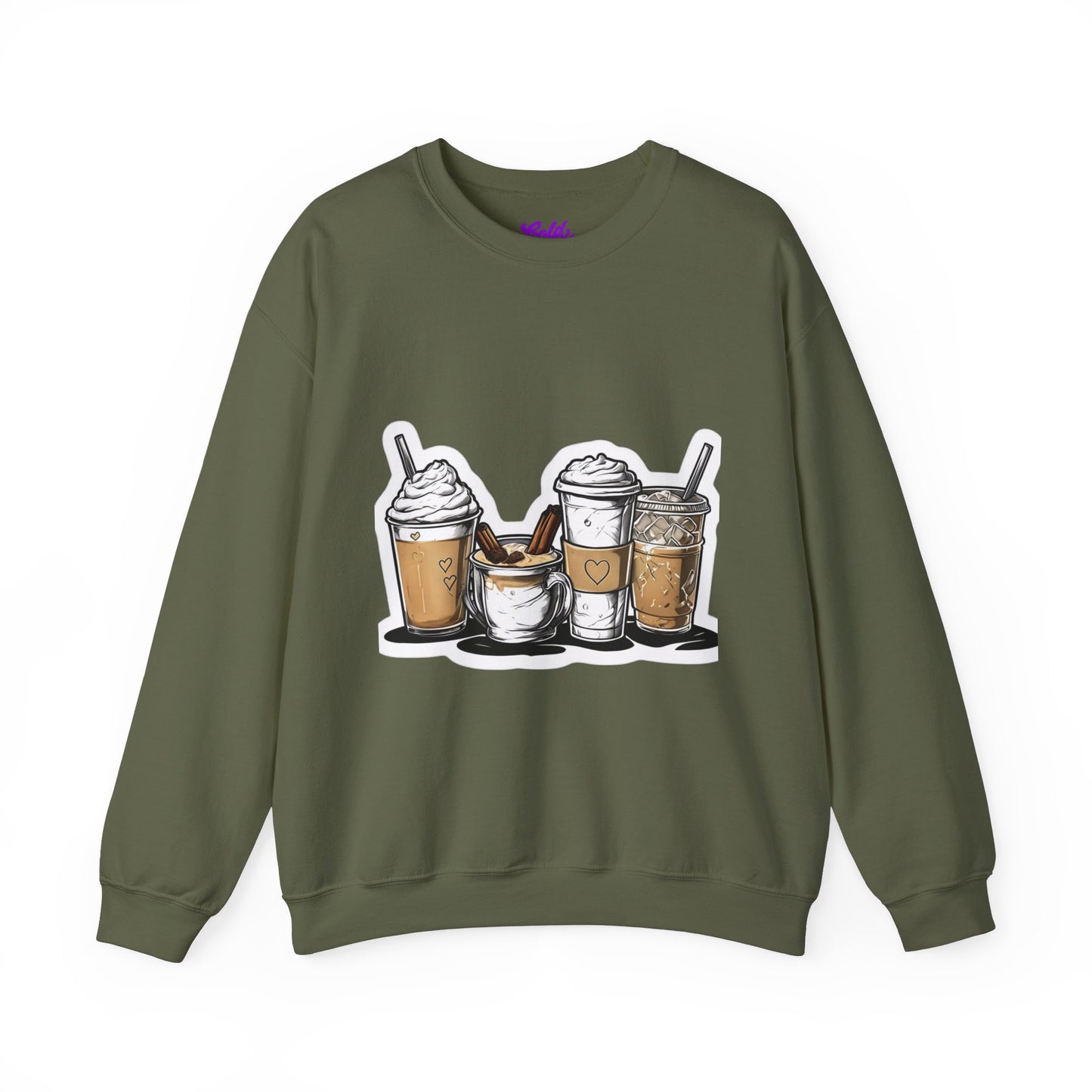 Coffee, Coffee, Coffee, Coffee Crewneck Sweatshirt